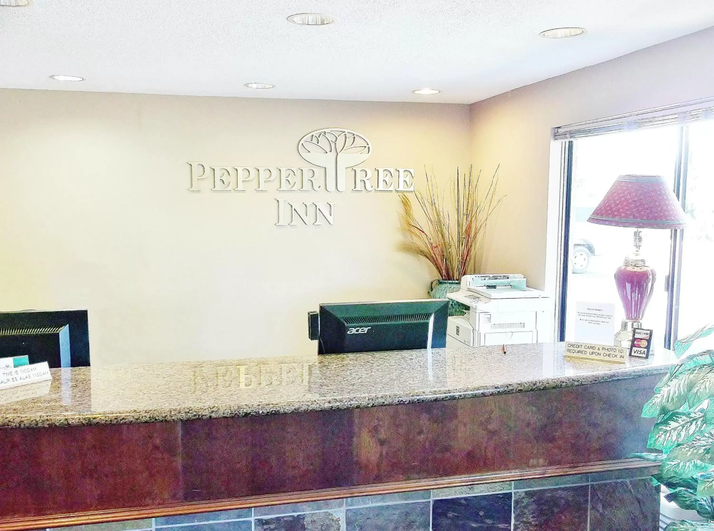 Property logo or sign, Lobby/Reception in Pepper Tree Inn