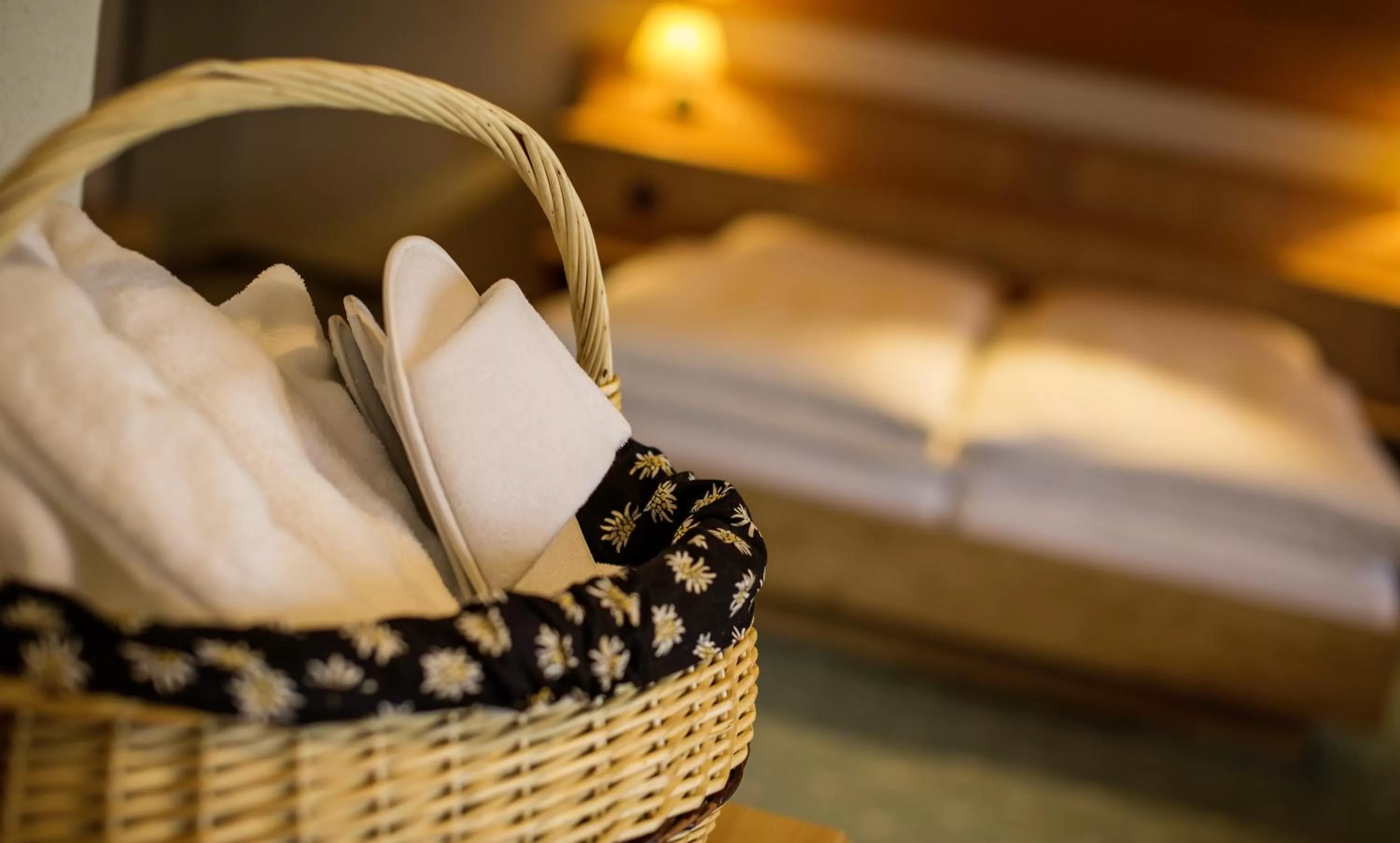 Decorative detail, Bed in Hotel Alpenhof