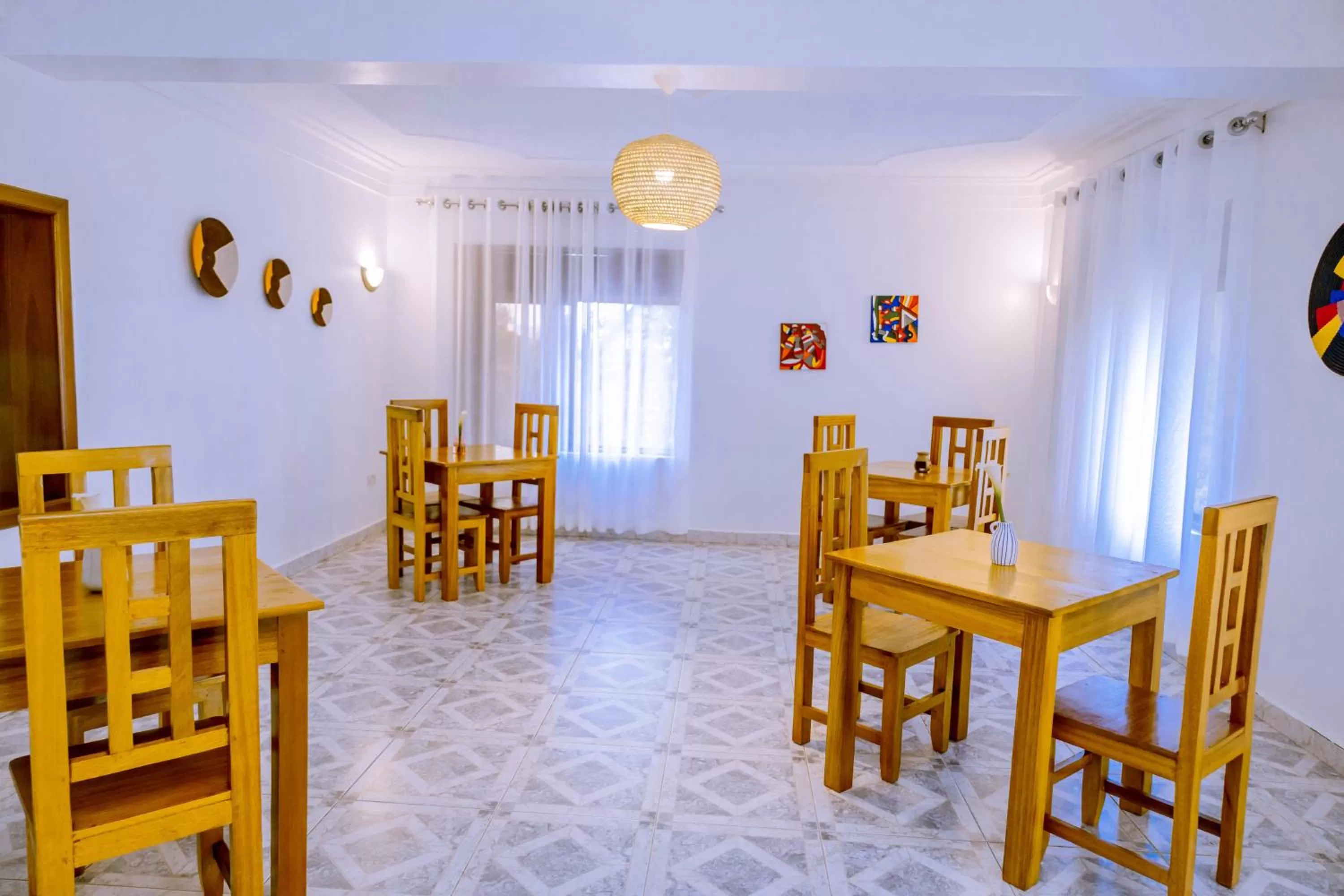 Dining area in Nature Kigali