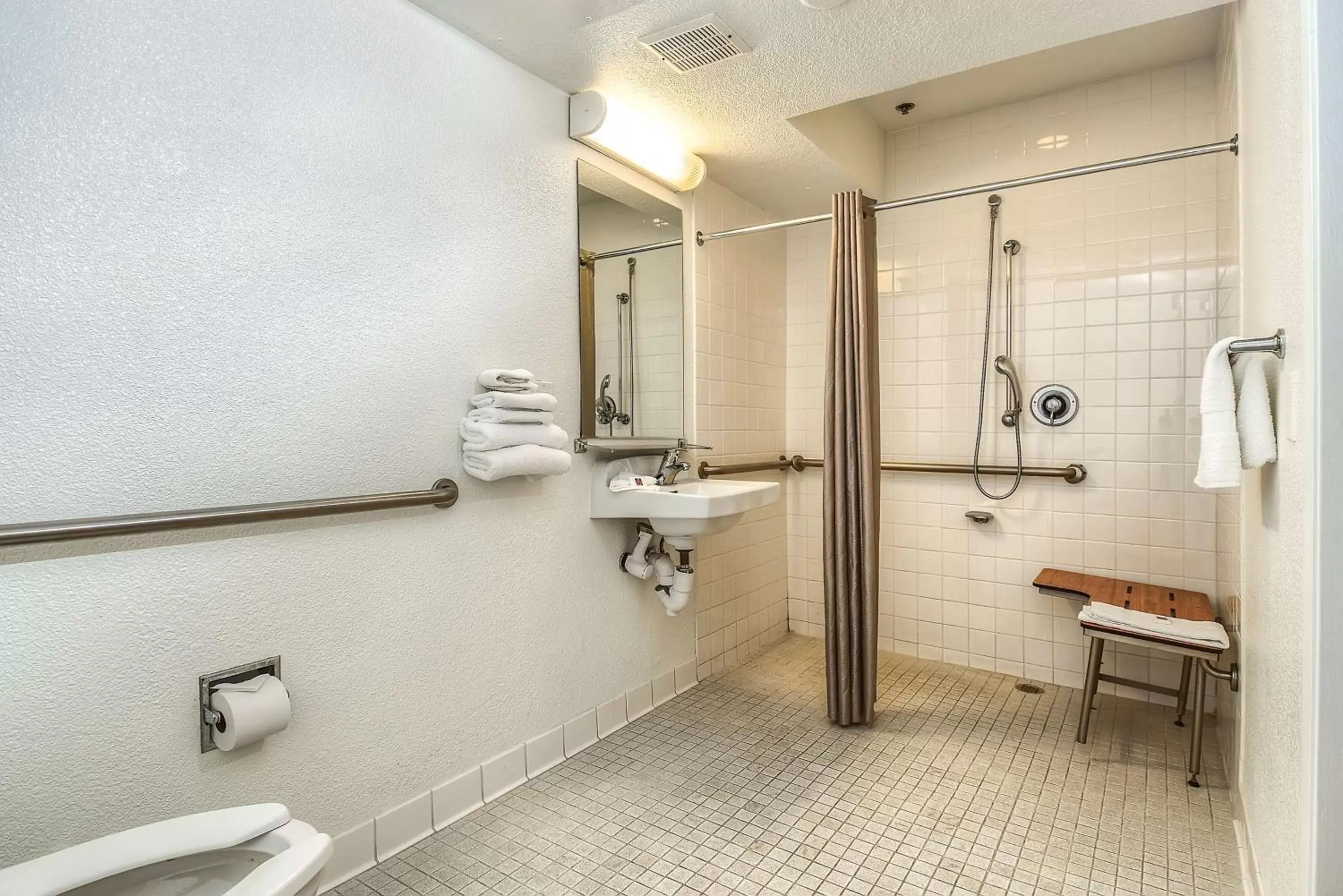 Shower, Bathroom in Motel 6-Carlsbad, CA Beach