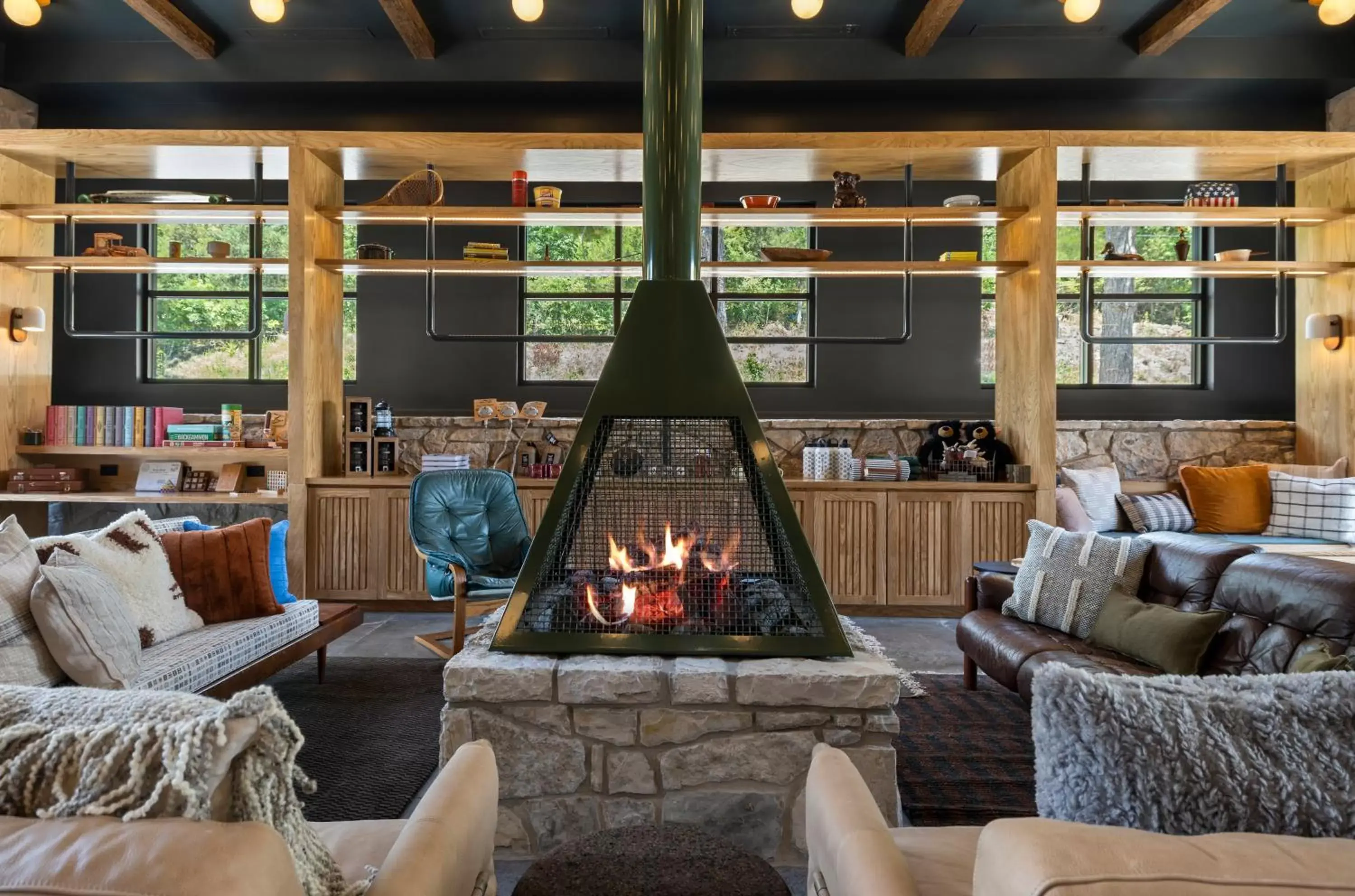 Lobby or reception, Seating Area in The Ozarker Lodge