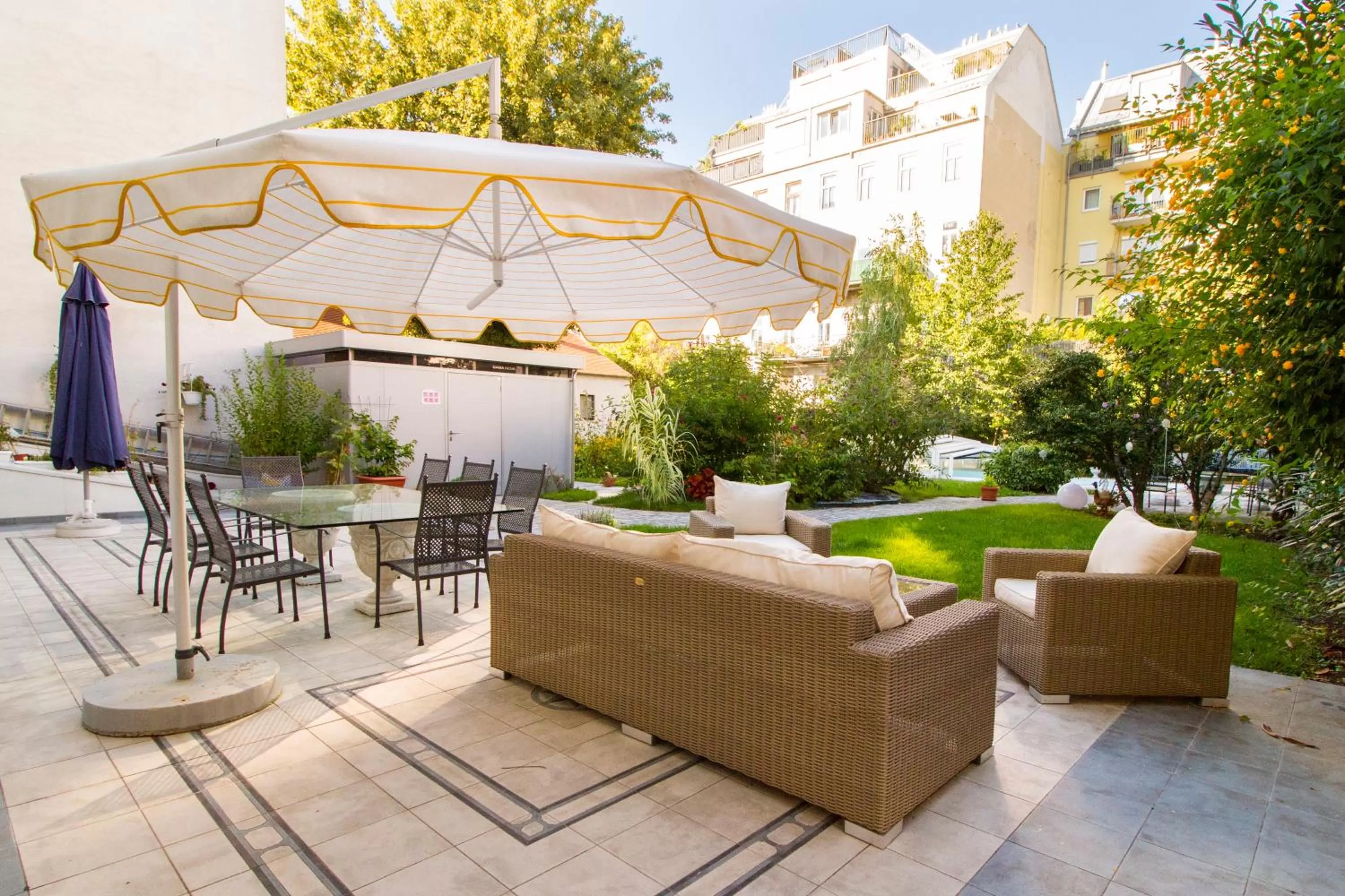 Garden in Residenz Donaucity