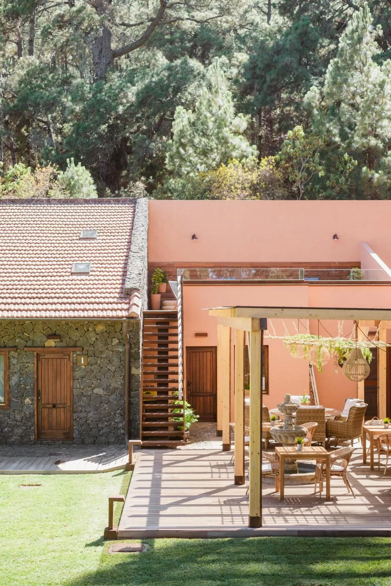 Balcony/Terrace in Hotel Rural Ohana