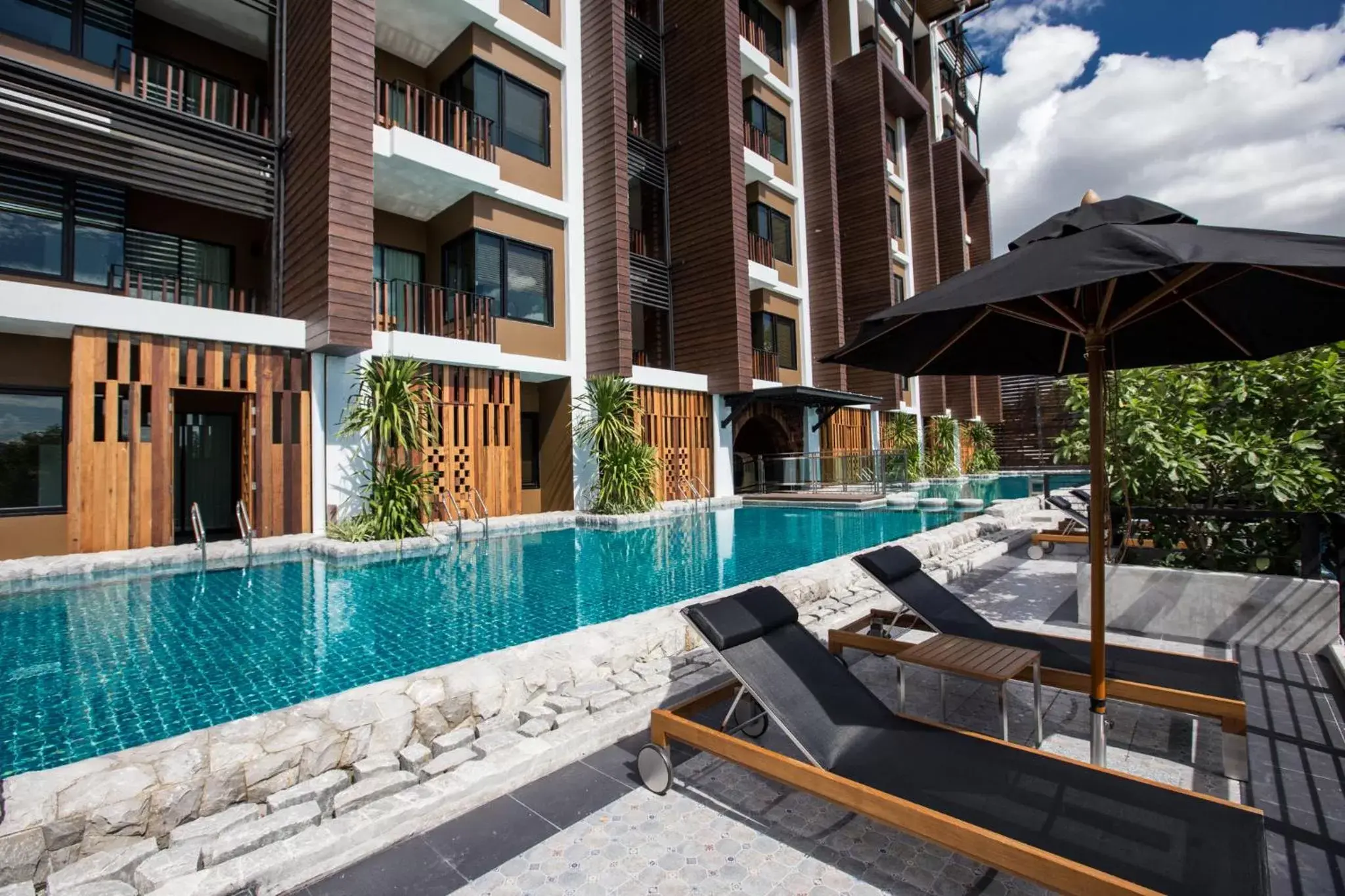 Property building, Swimming Pool in Natee The Riverfront Hotel Kanchanaburi