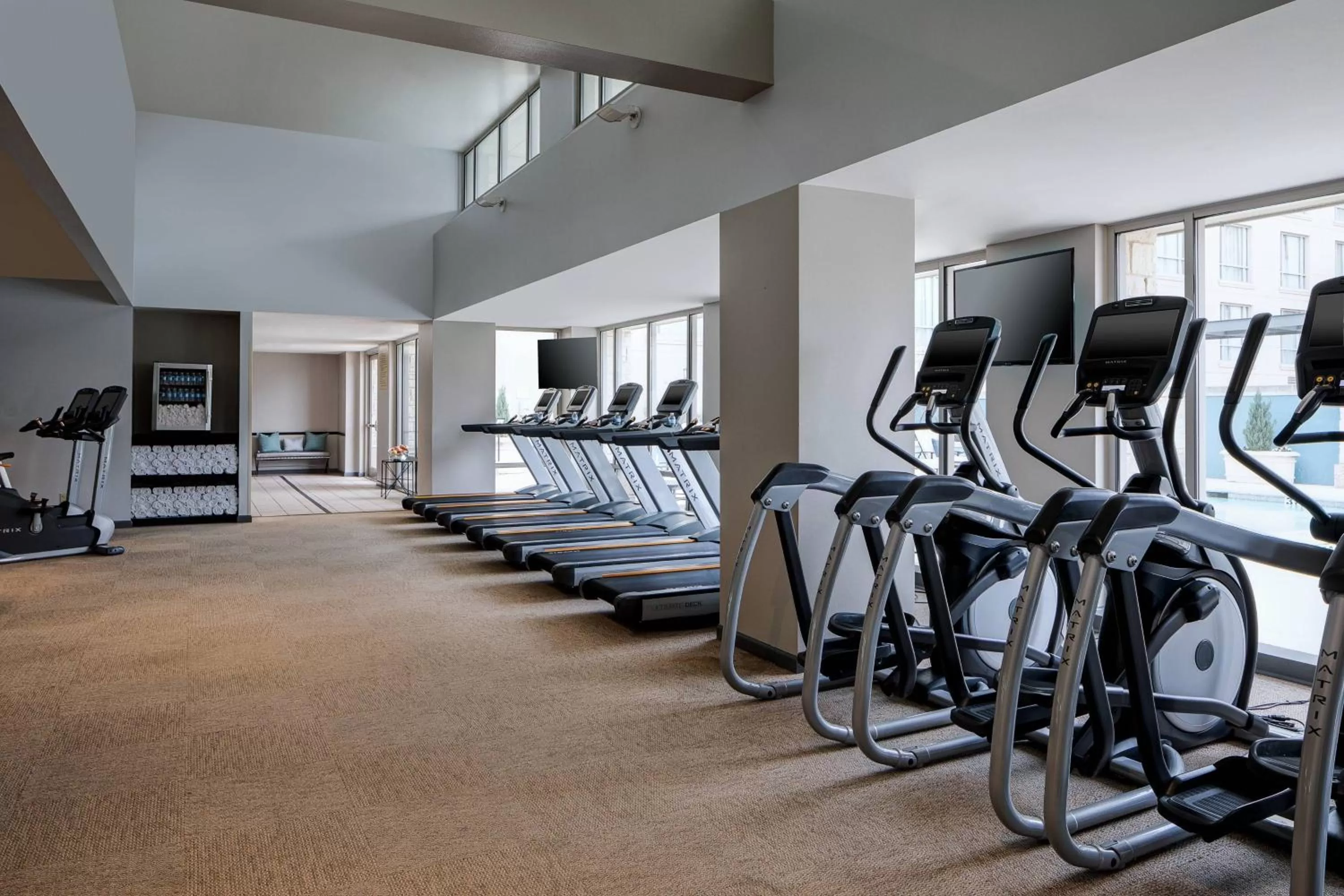 Fitness centre/facilities in Dallas/Plano Marriott at Legacy Town Center
