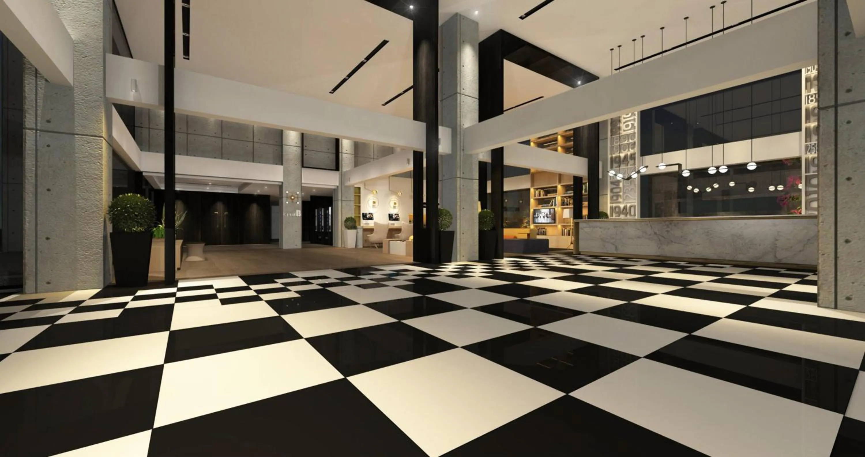 Lobby or reception in Citadines Gaoke Liangjiang Chongqing