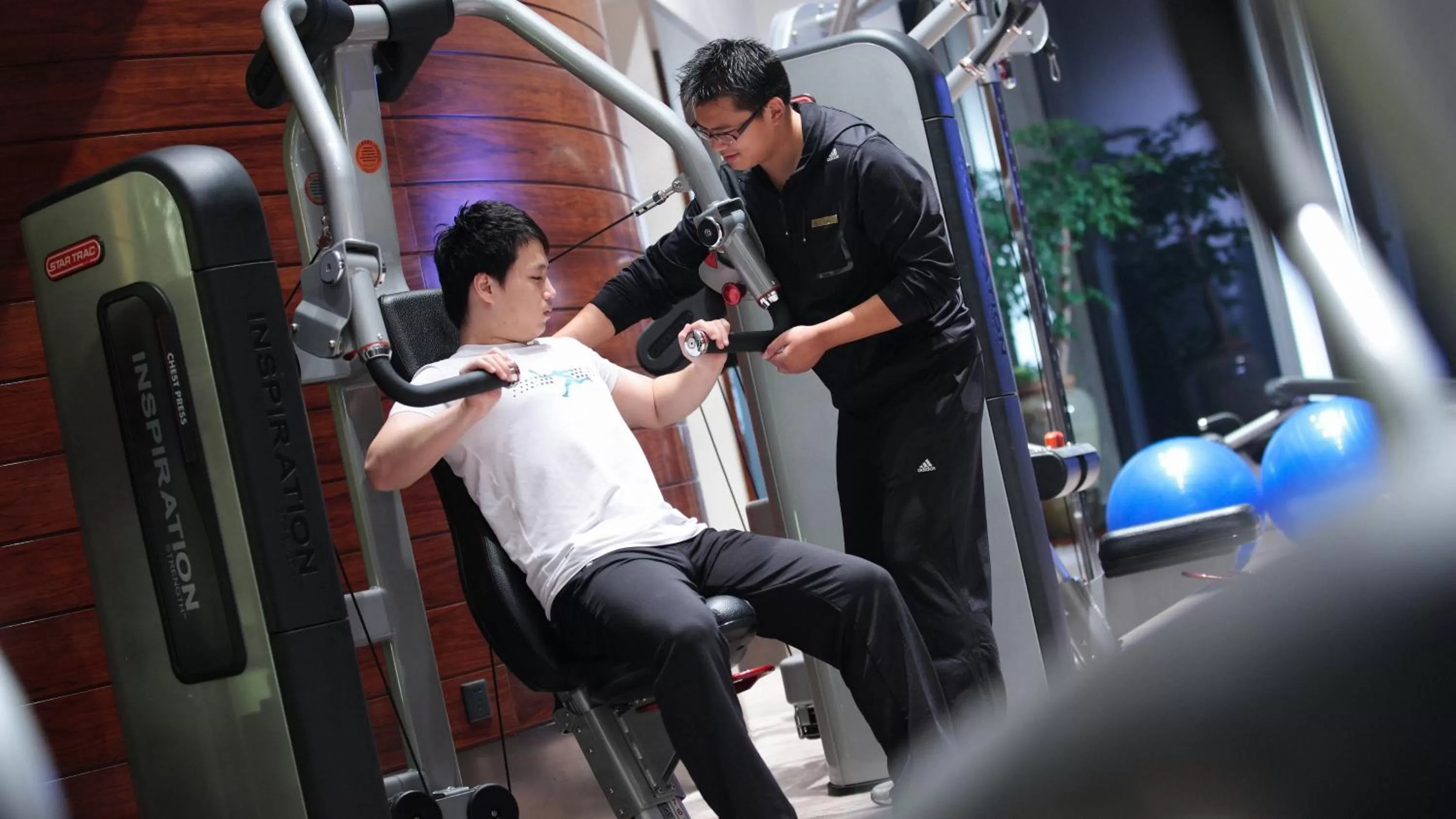 Fitness centre/facilities in InterContinental Nanjing by IHG