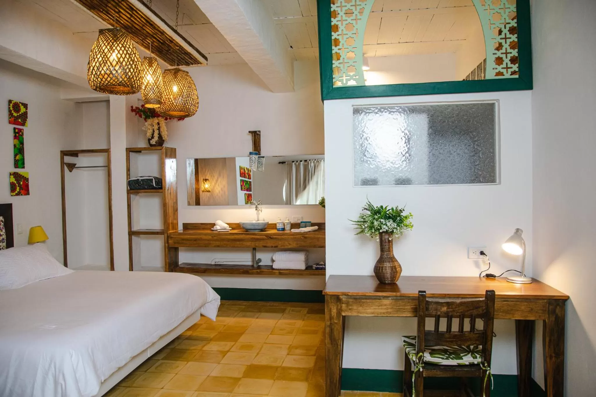 Photo of the whole room, Bed in El Despertar Hotel