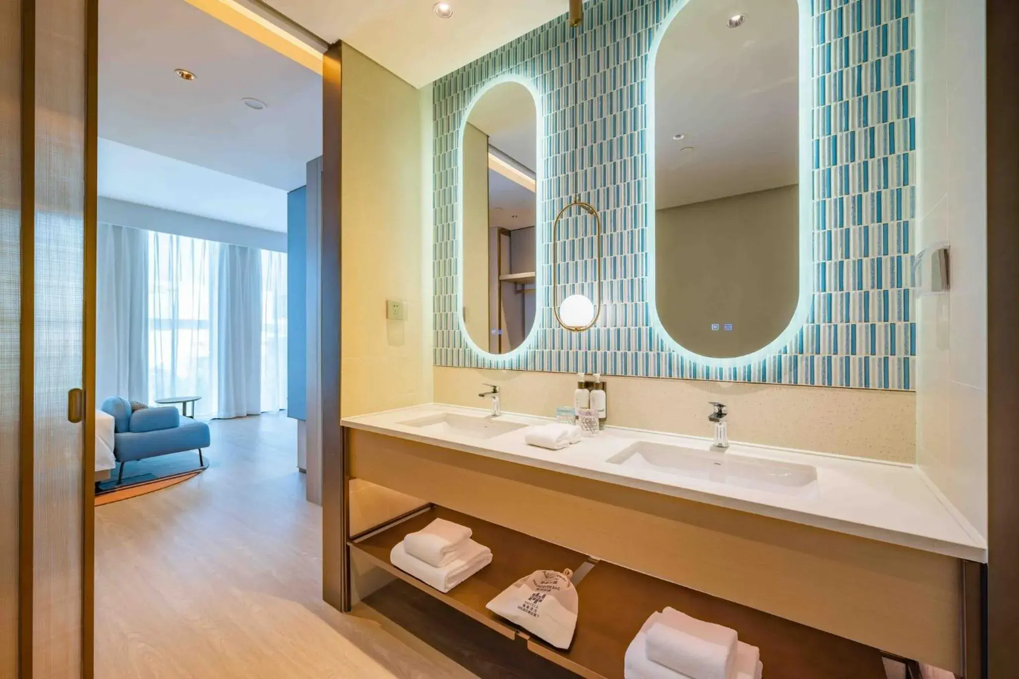 Photo of the whole room, Bathroom in EVEN Hotels Shanghai Expo, an IHG Hotel