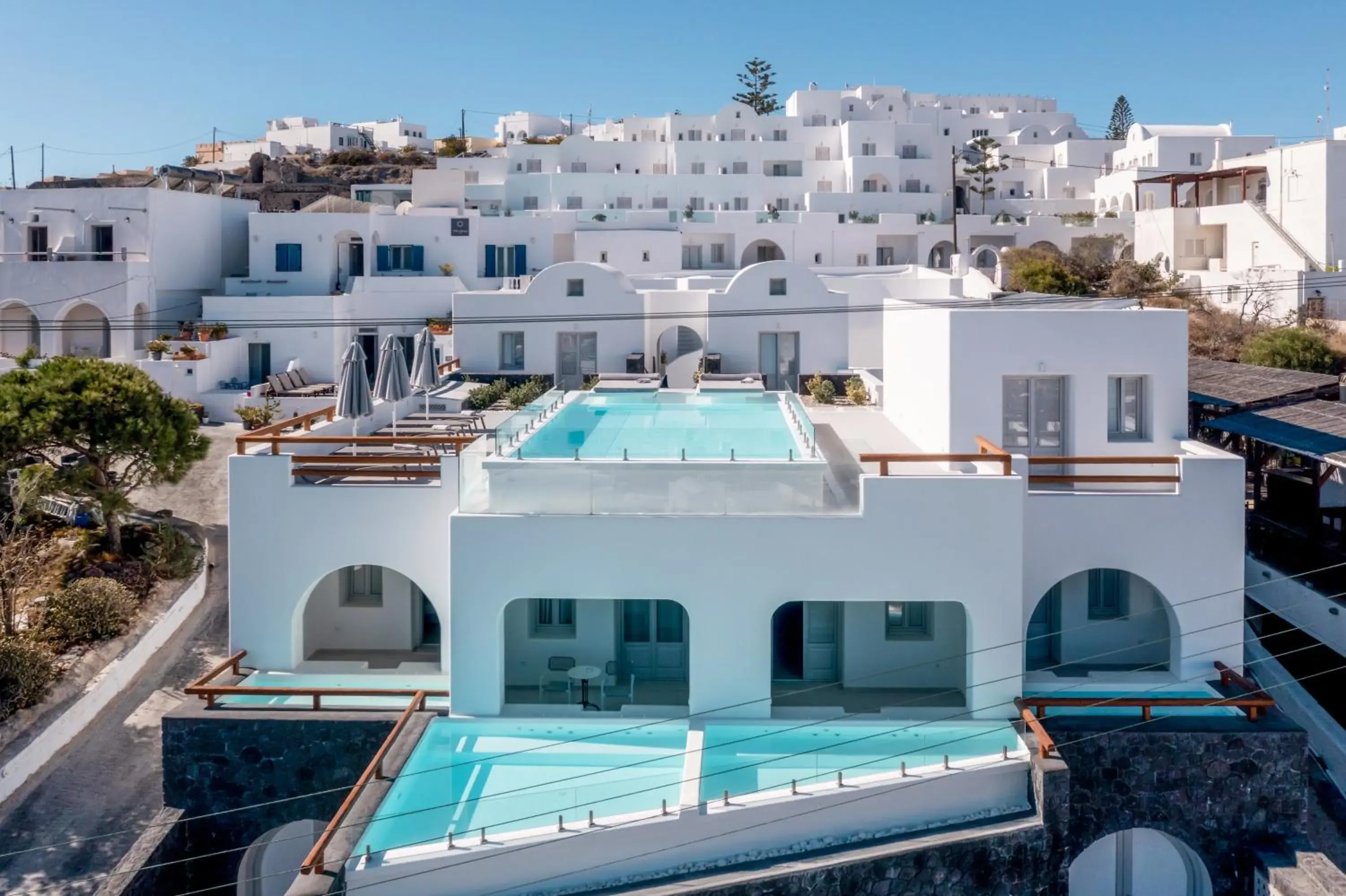 Property building, Swimming Pool in Santorini Palace