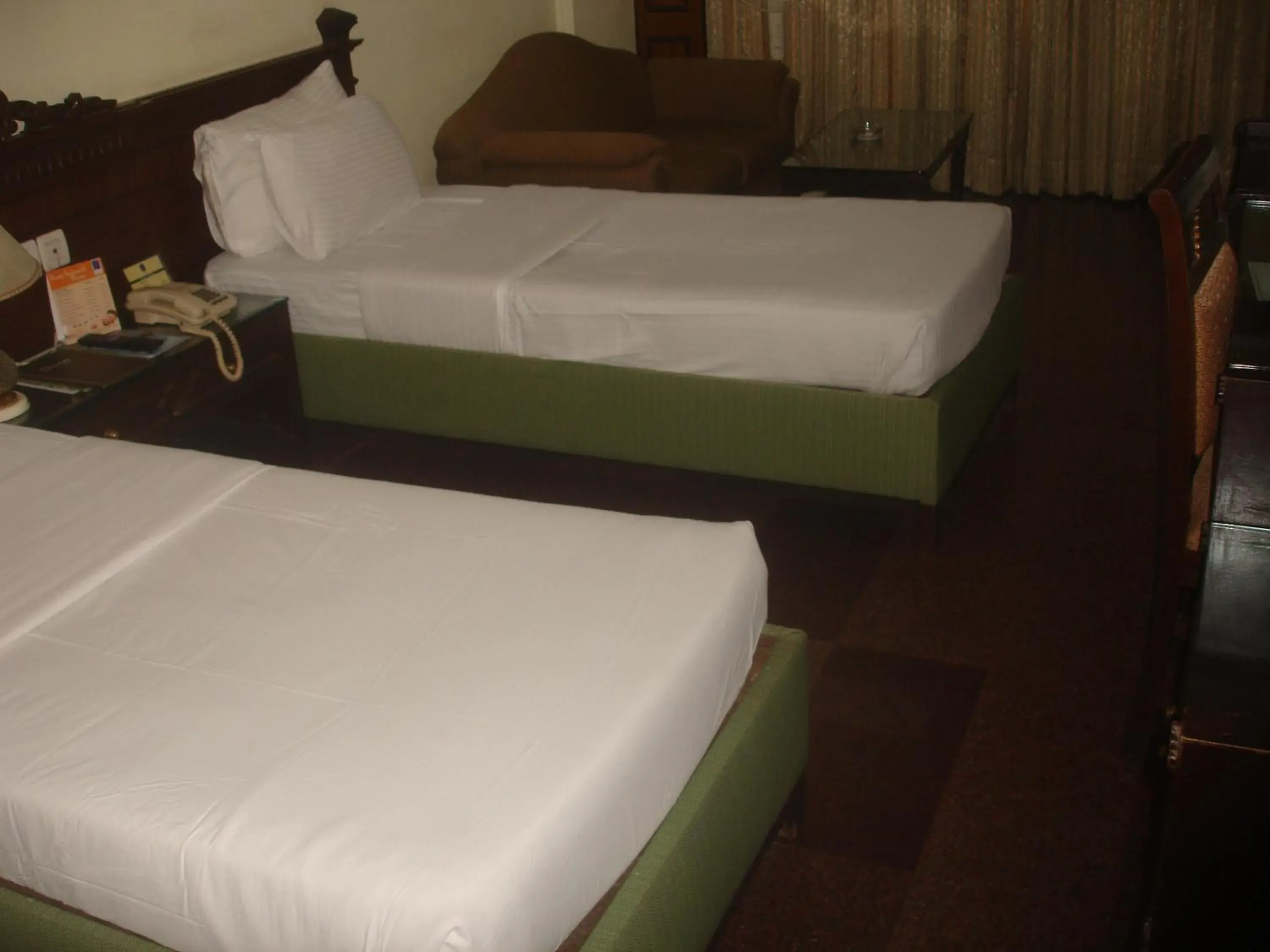 Bed in Empires Hotel