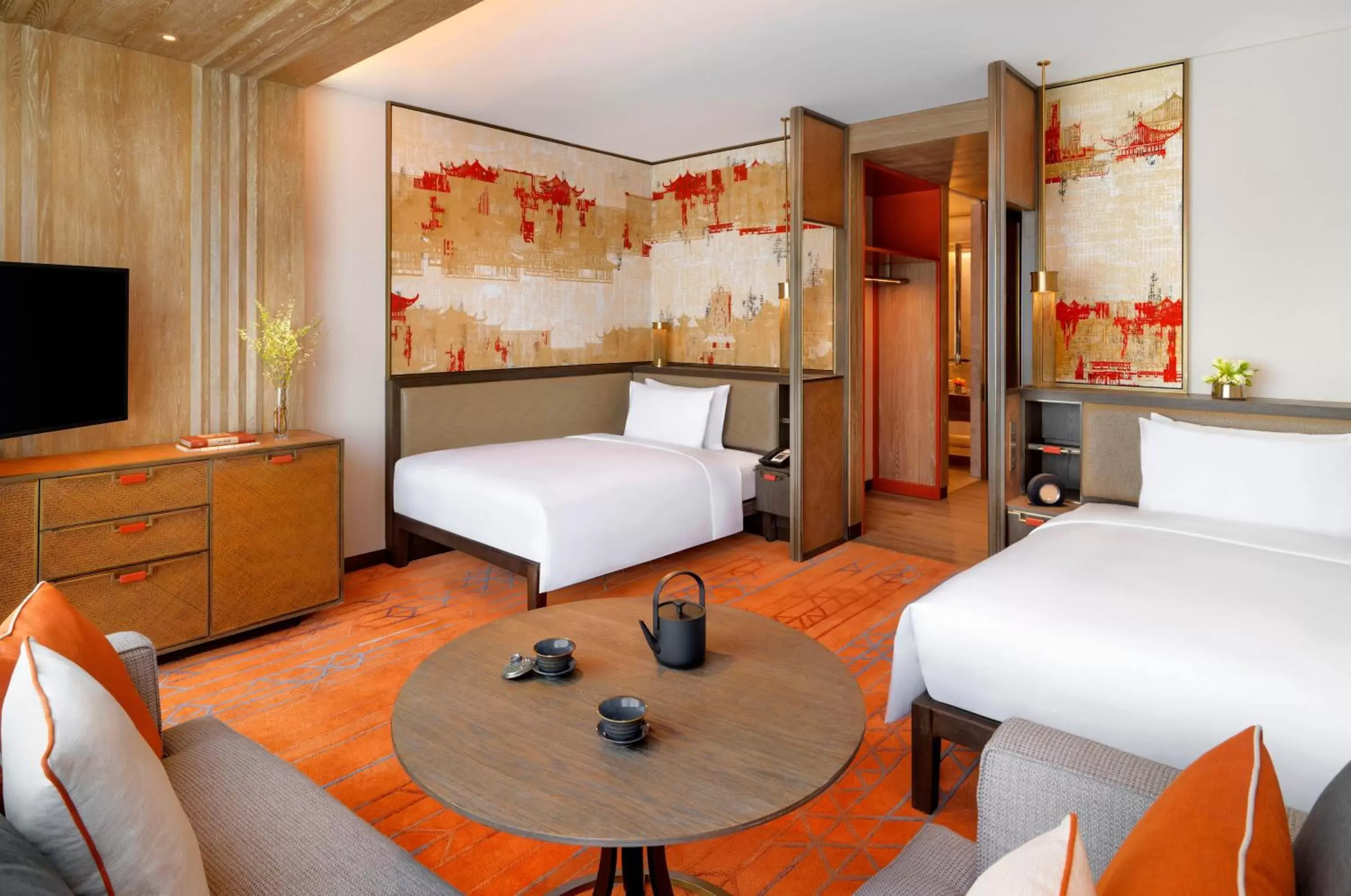 Bedroom, Bed in Grand Hyatt Xi'an