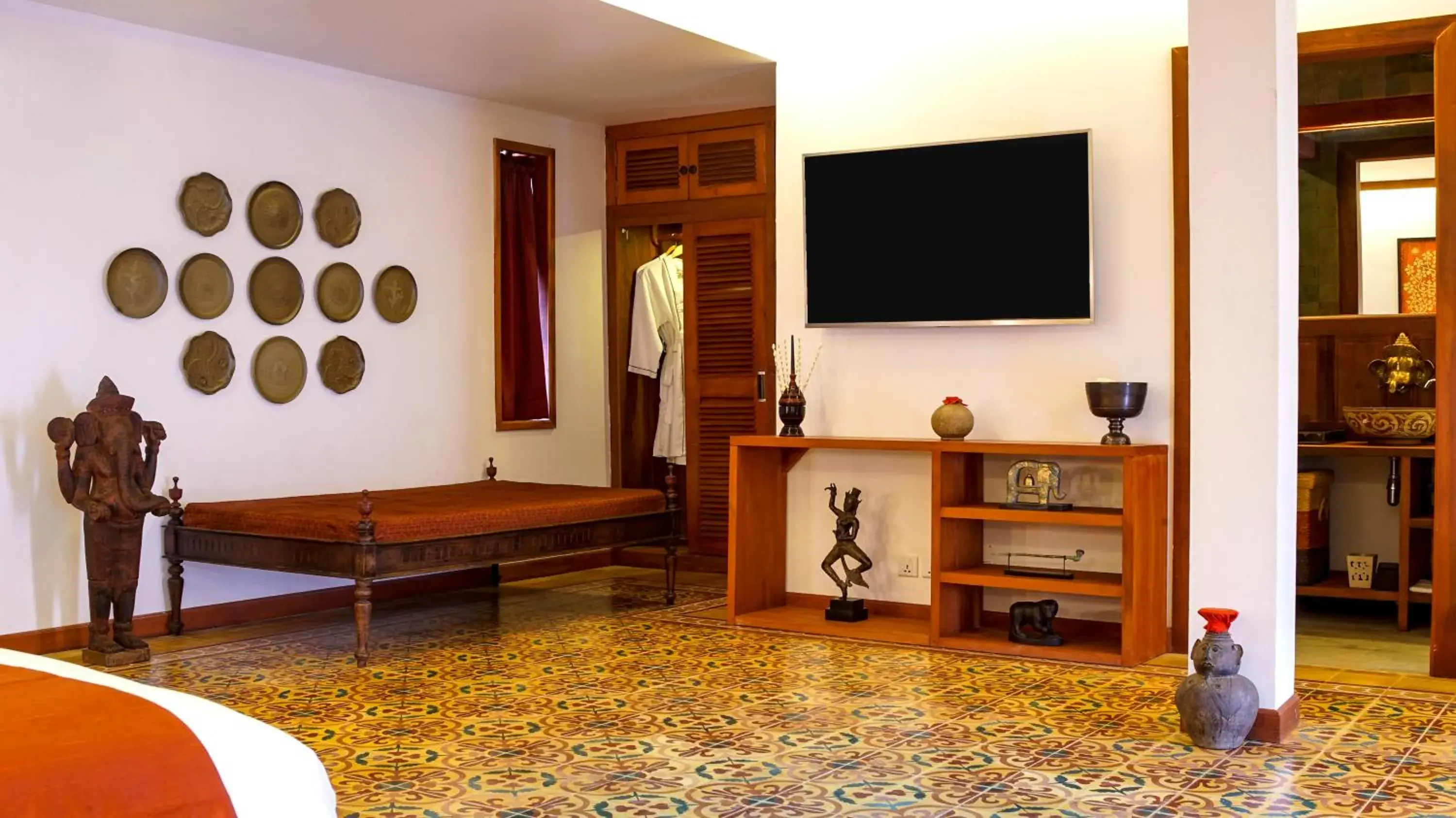 Living room, TV/Entertainment Center in Montra Nivesha Residence