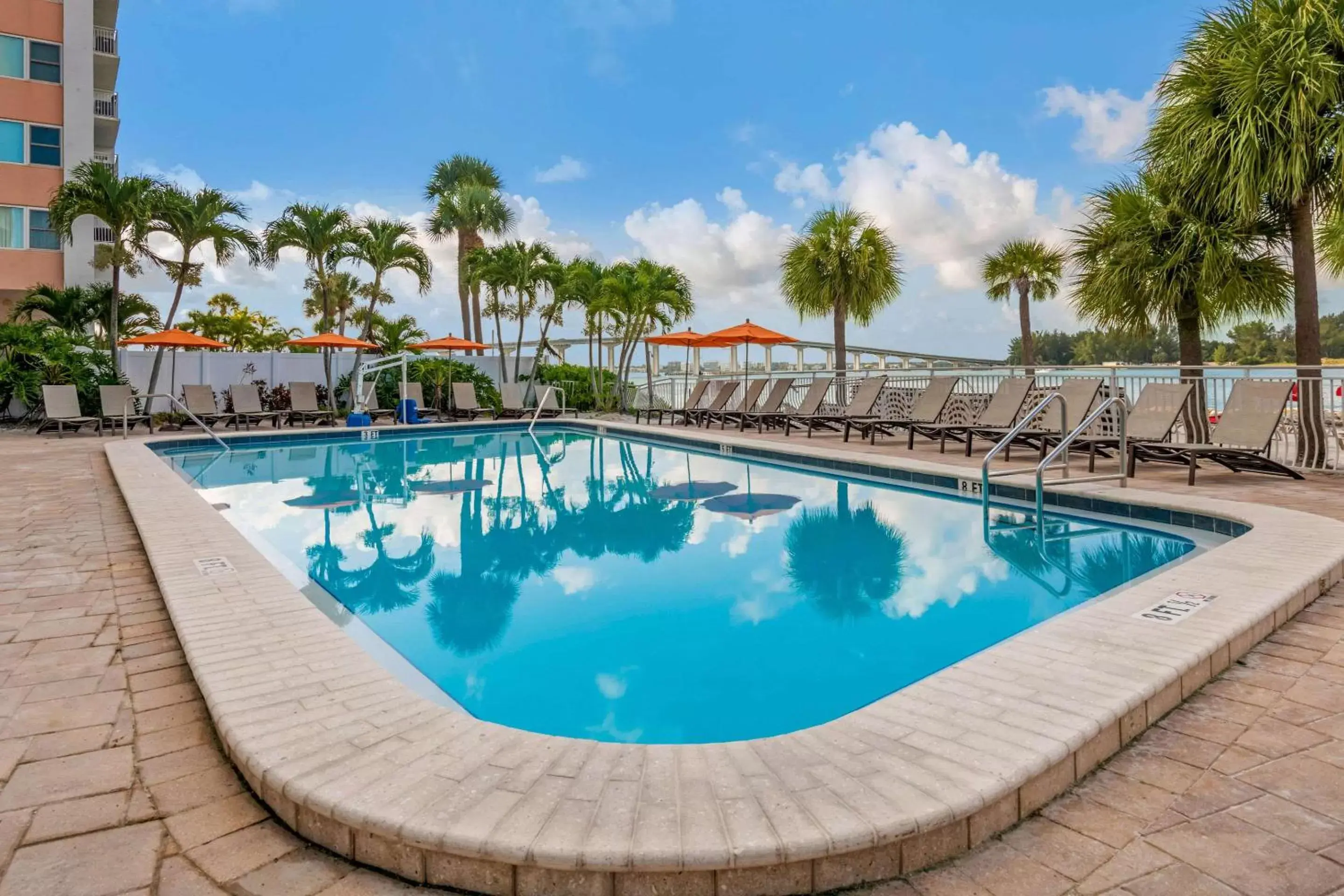 Swimming Pool in Winter the Dolphins Beach Club, Ascend Hotel Collection