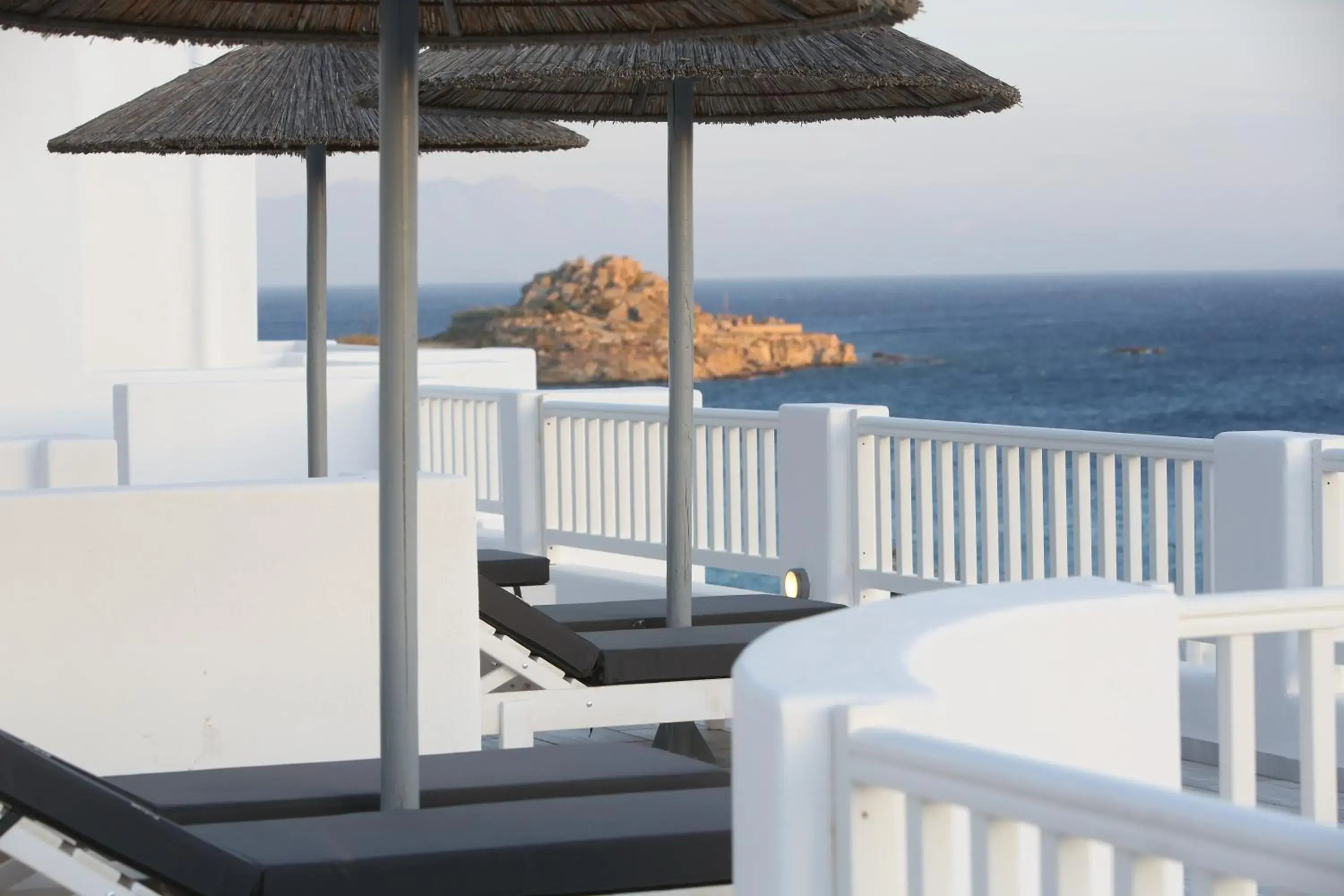 Balcony/Terrace in The George Hotel Mykonos