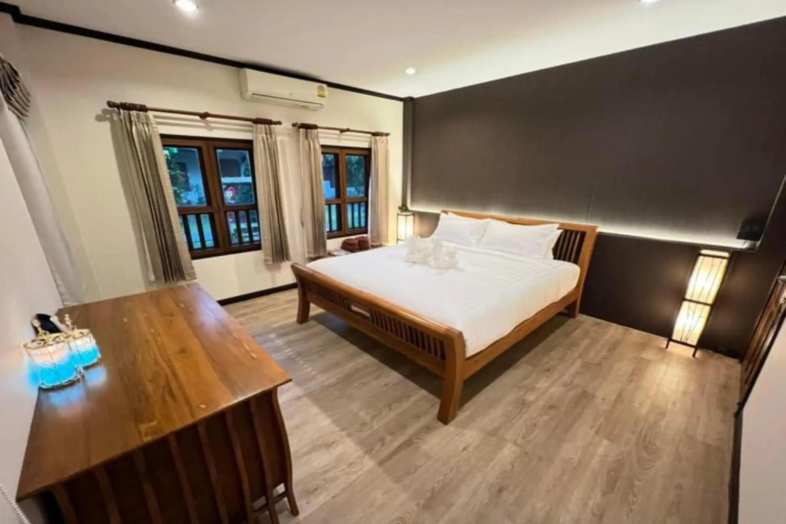 Bedroom, Bed in Na Mantra Resort