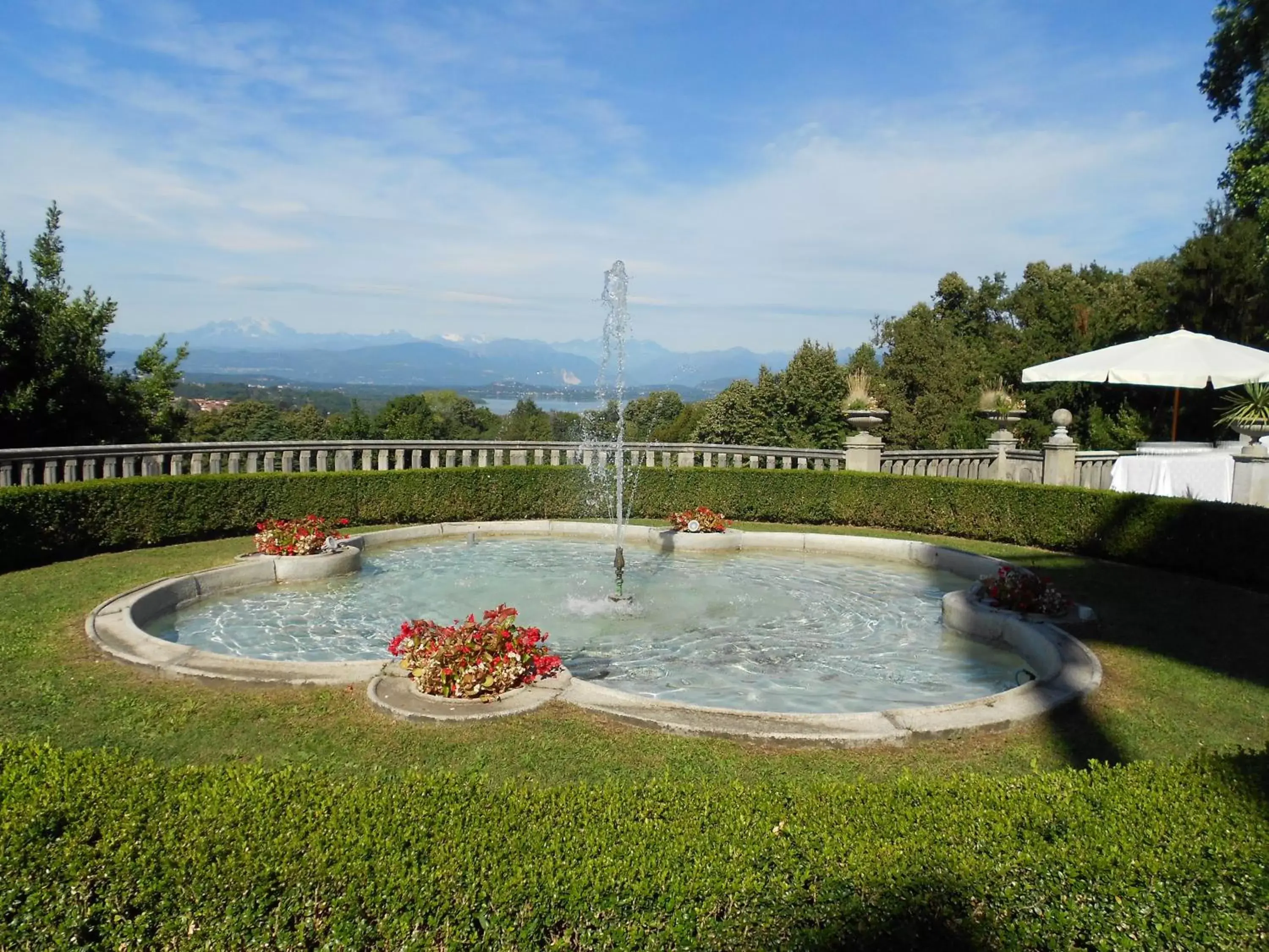 Garden, Swimming Pool in Villa Cagnola