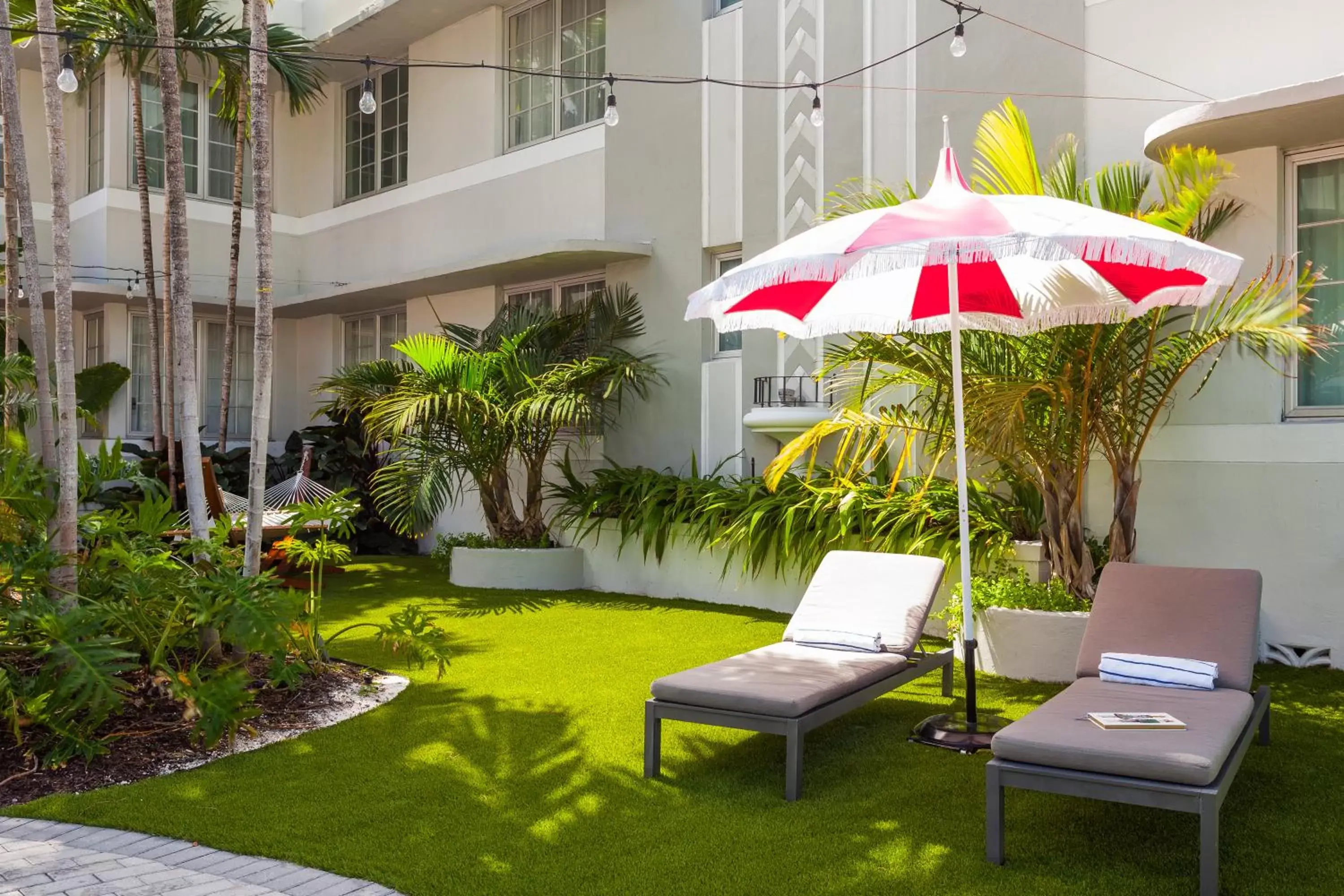 Garden in South Beach Hotel
