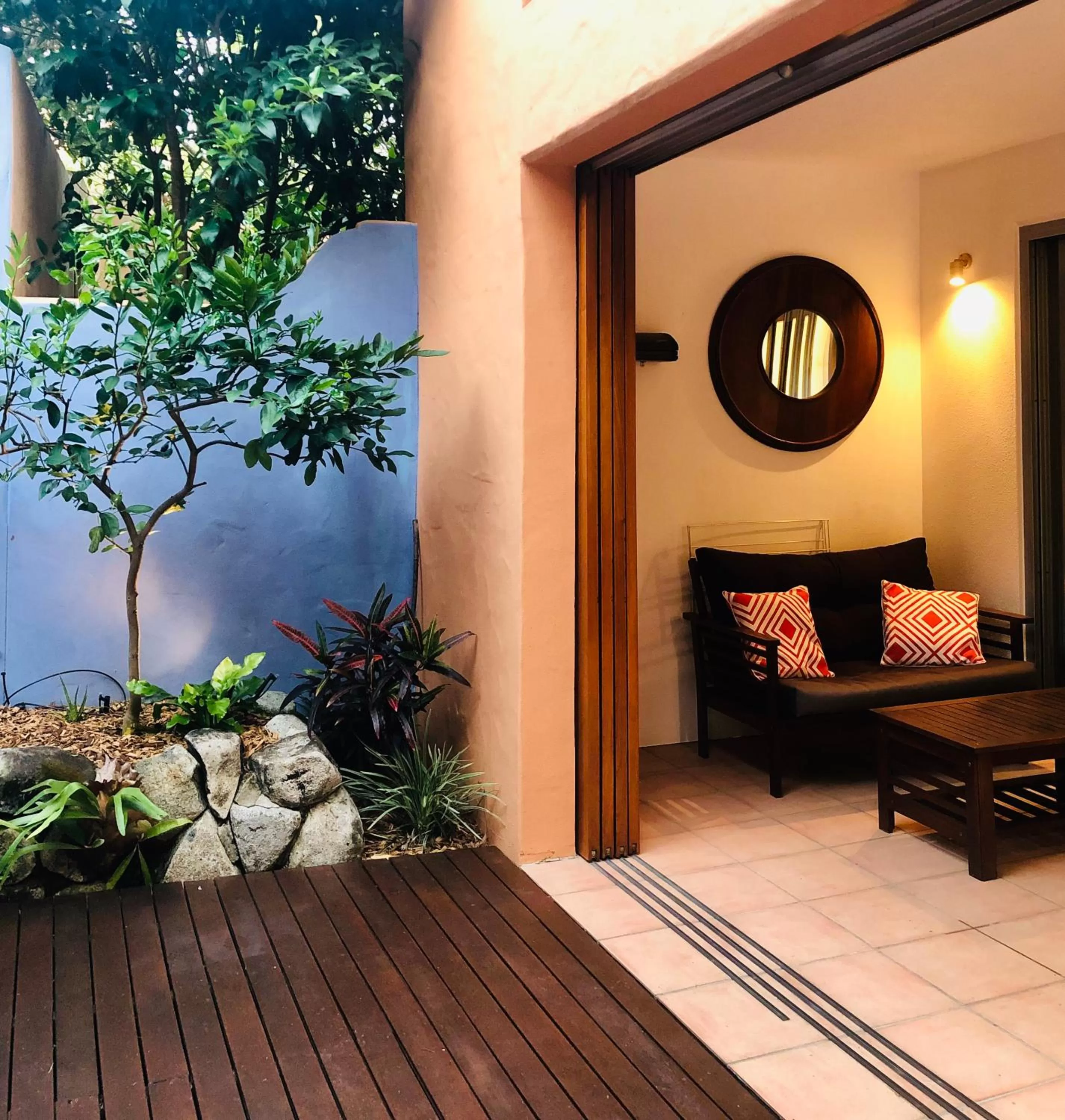 Patio in L'Auberge Noosa