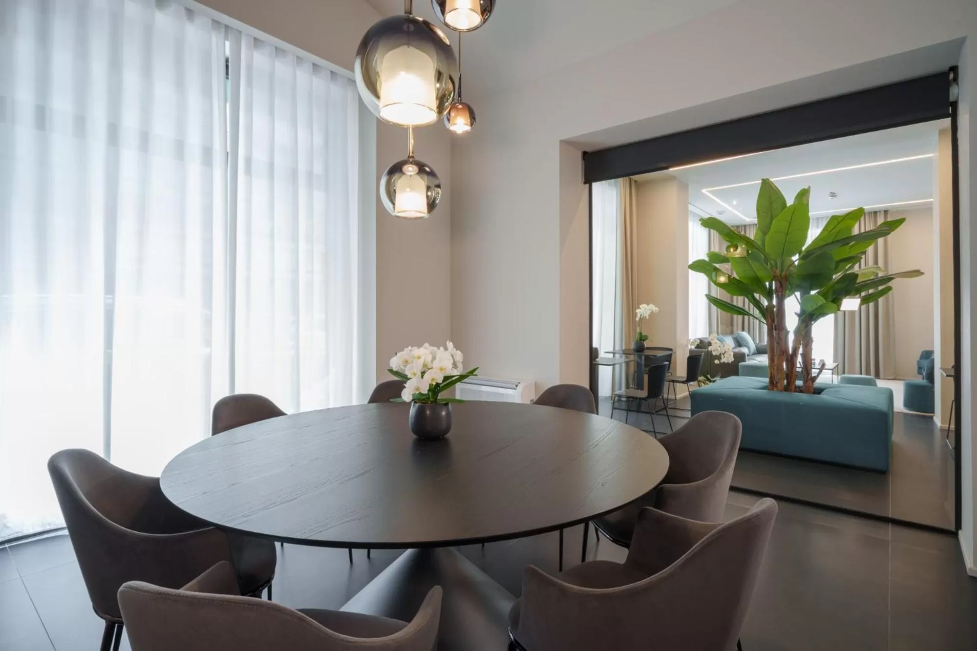 Seating area in Vi Suites