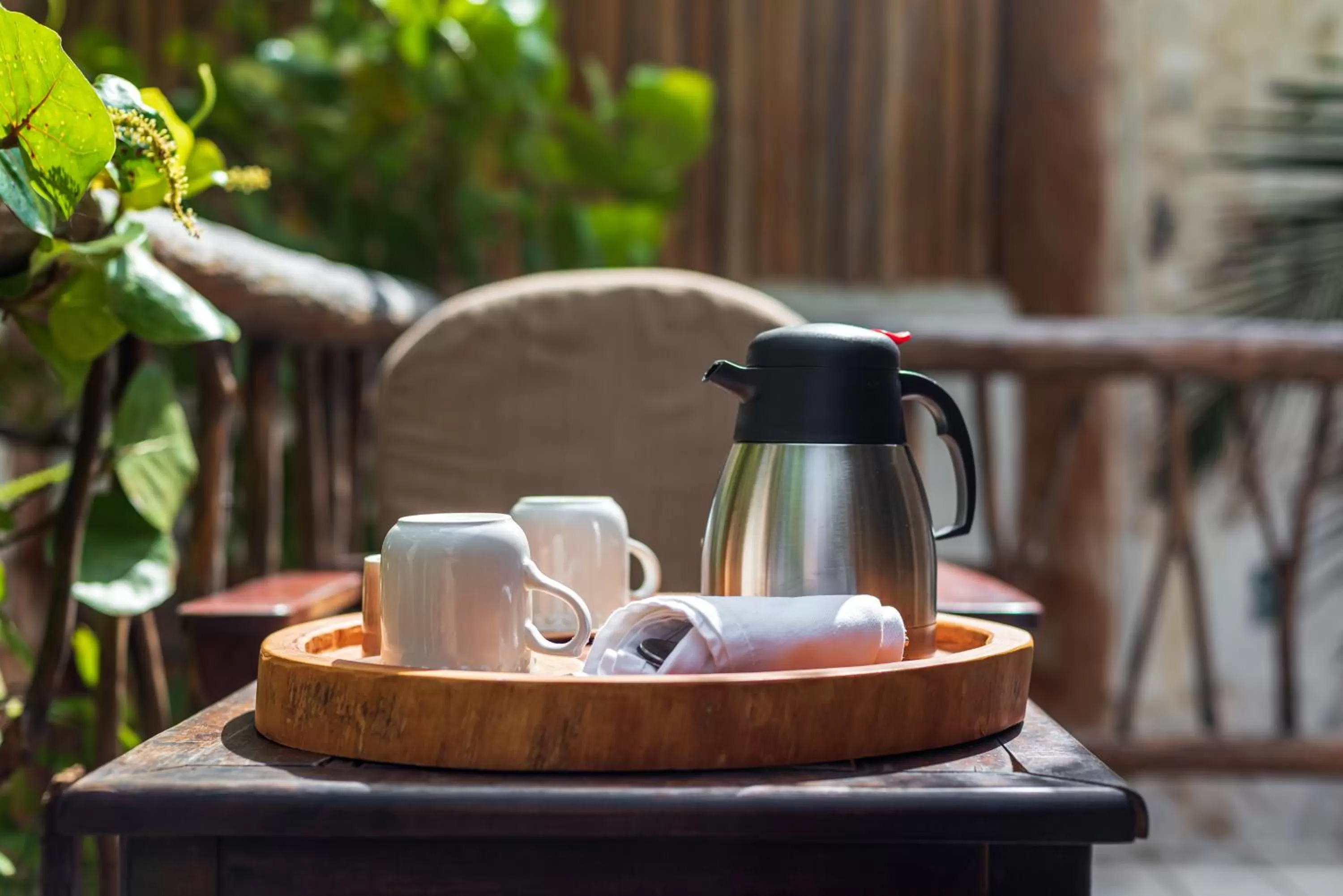 Coffee/tea facilities in Casa Ganesh Tulum-Beachfront hotel by Ahau Collection