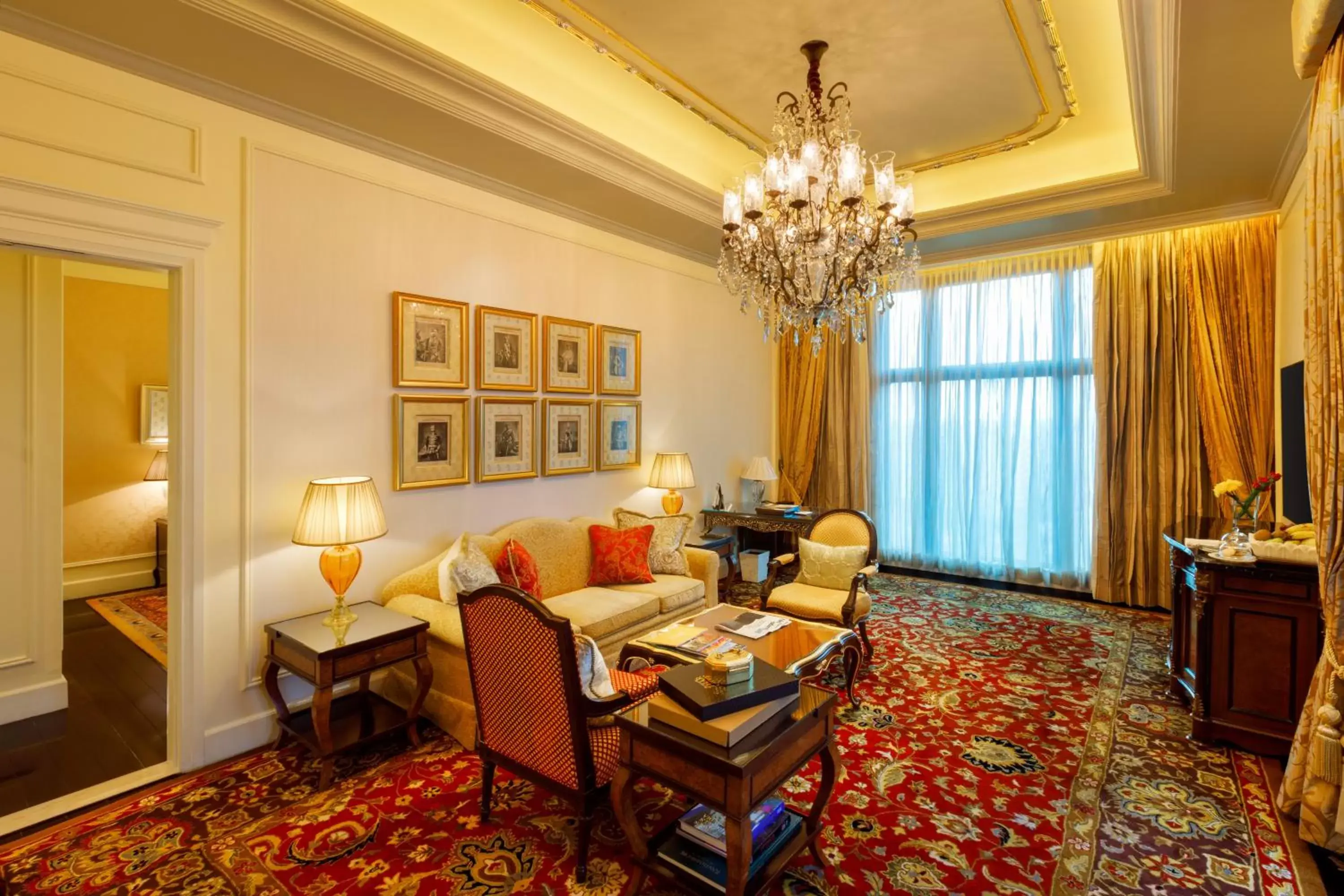 Seating Area in The Leela Palace New Delhi