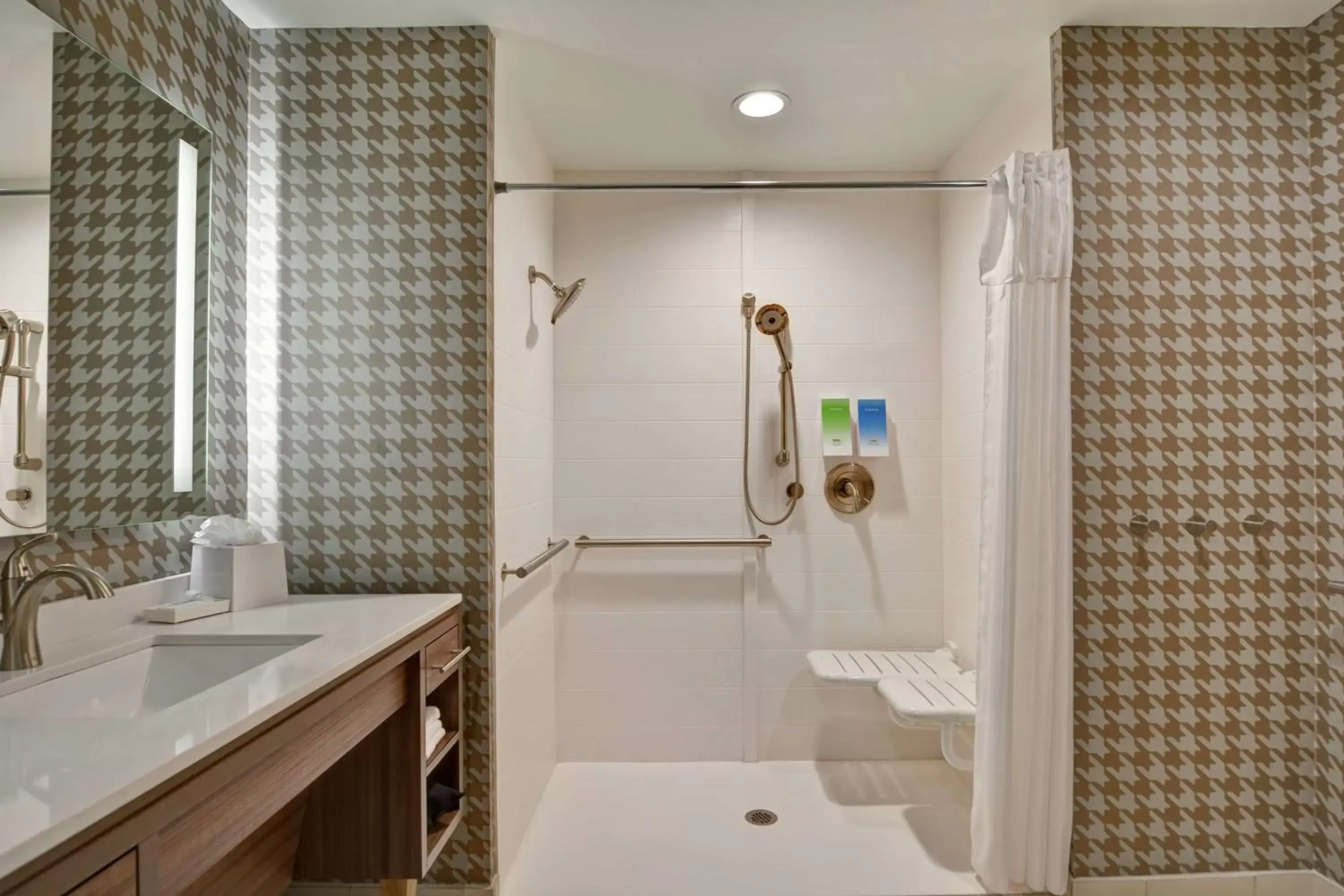 Bathroom in Home2 Suites By Hilton Charlotte Piper Glen