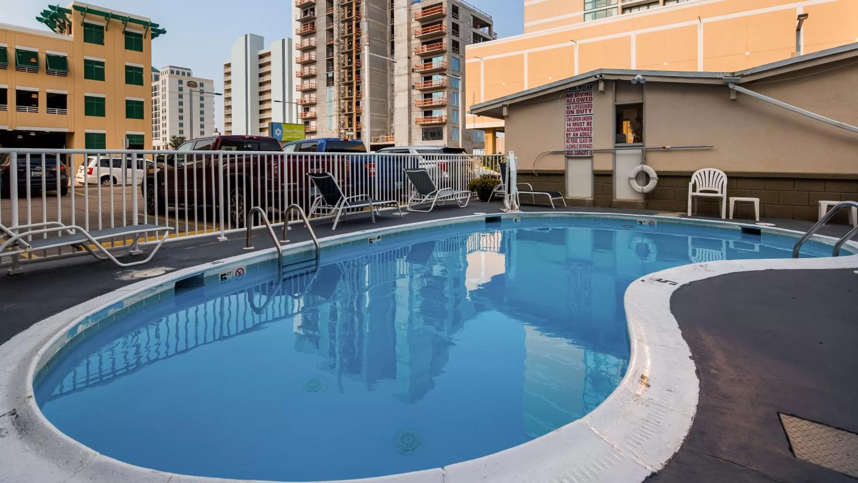 Swimming pool in SureStay Hotel by Best Western Virginia Beach Royal Clipper