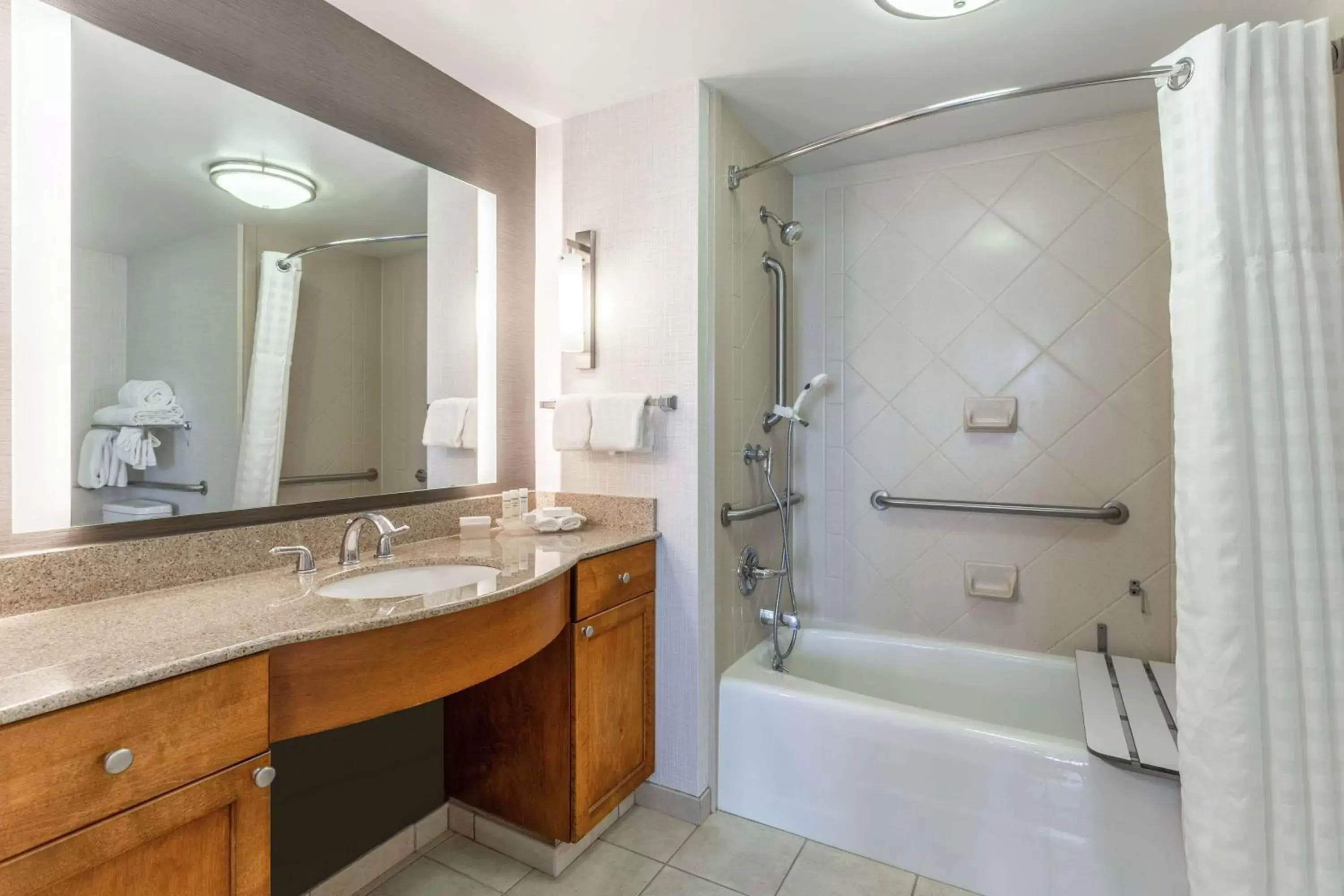Bathroom in Homewood Suites by Hilton Albany