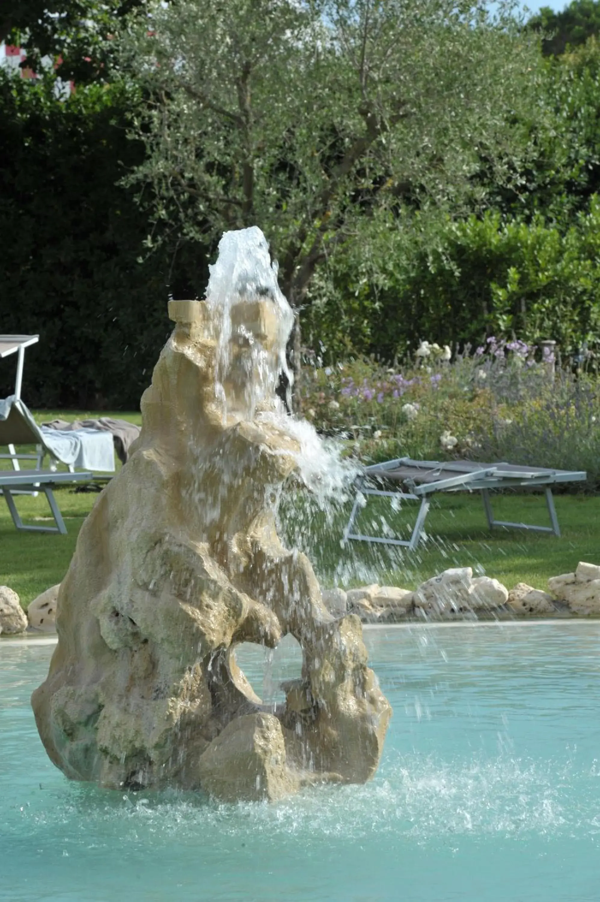 Hot Spring Bath, Natural Landscape in Hotel Salus Terme