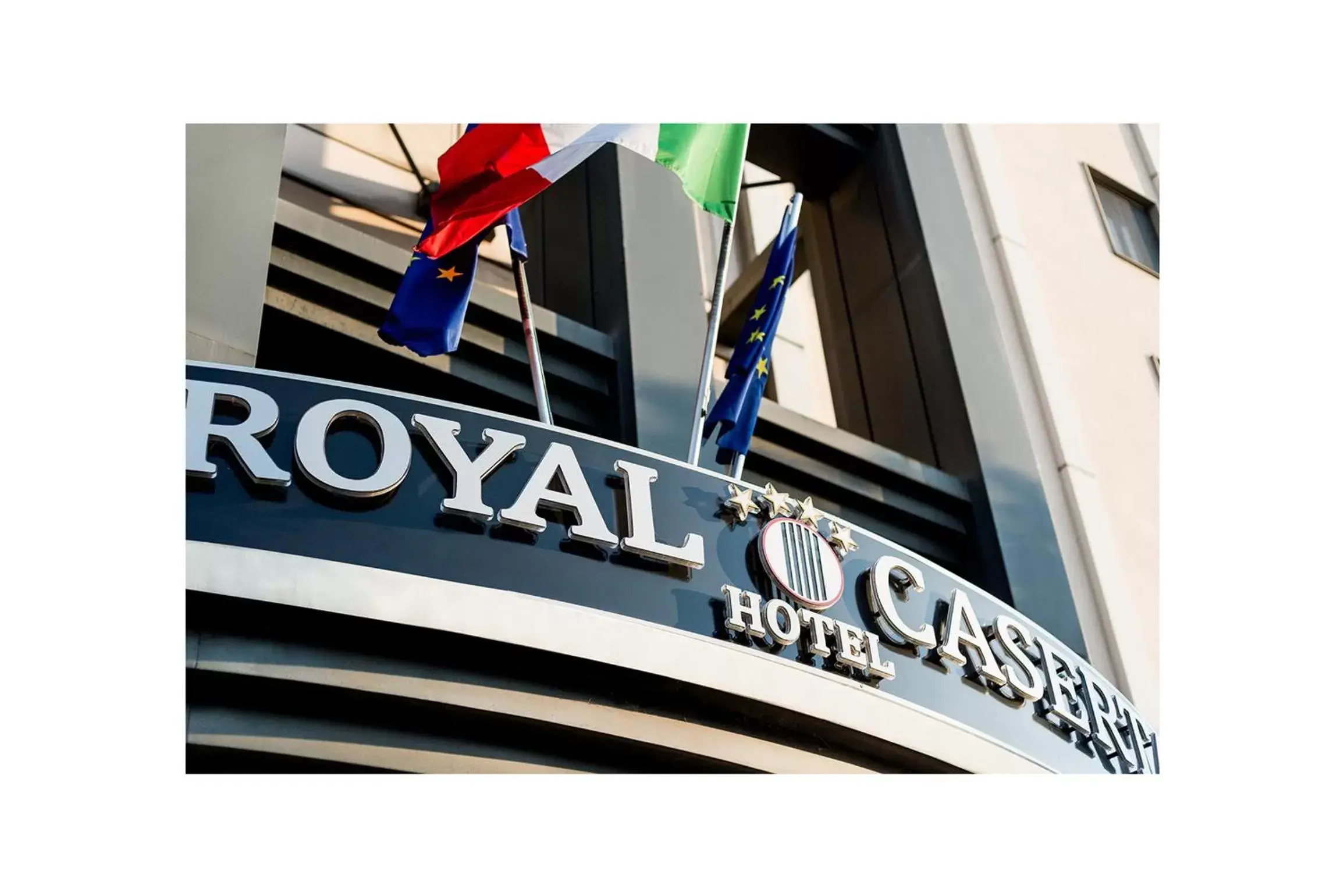 Property building, Property Logo/Sign in Hotel Royal Caserta