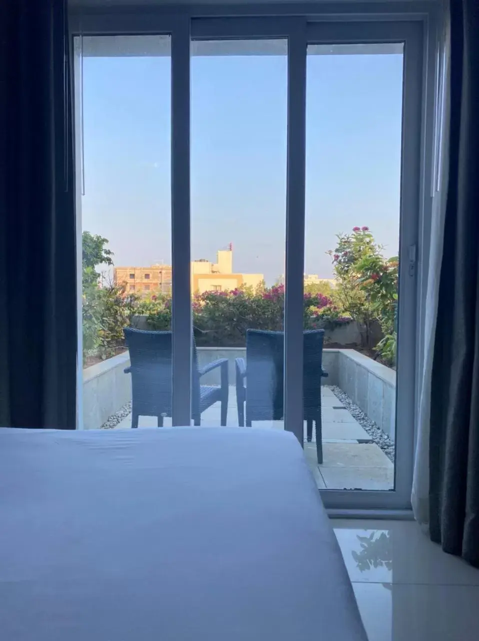 Balcony/Terrace, Bed in The Residency Towers, Rameswaram Balcony/Terrace, Bed in The Residency Towers, Rameswaram