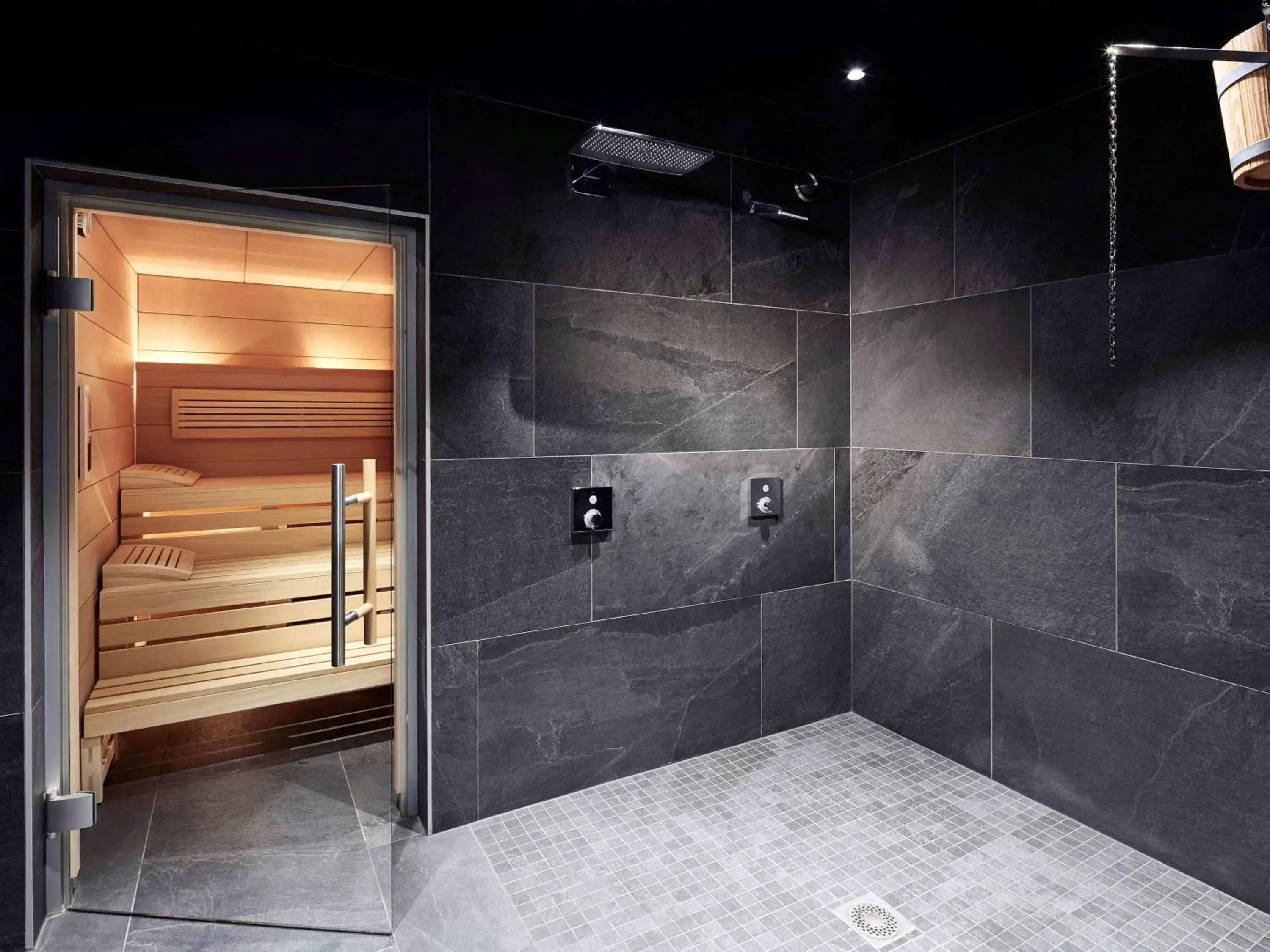 Steam room, Bathroom in Novotel Suites Colmar Centre