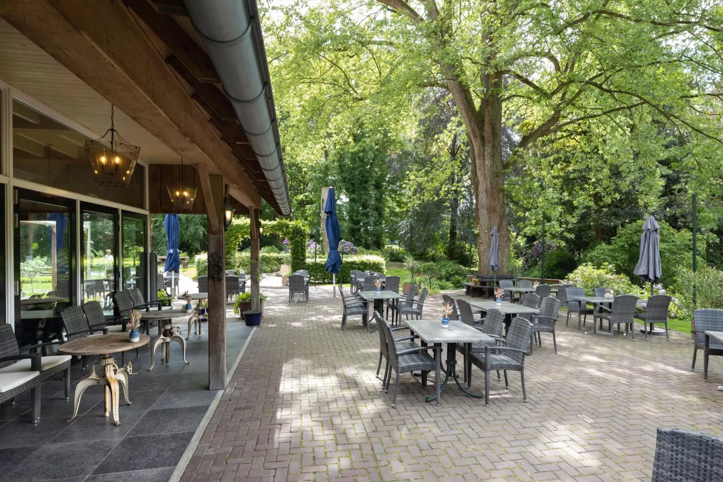 Balcony/Terrace, Restaurant/Places to Eat in Hotel Erve Hulsbeek