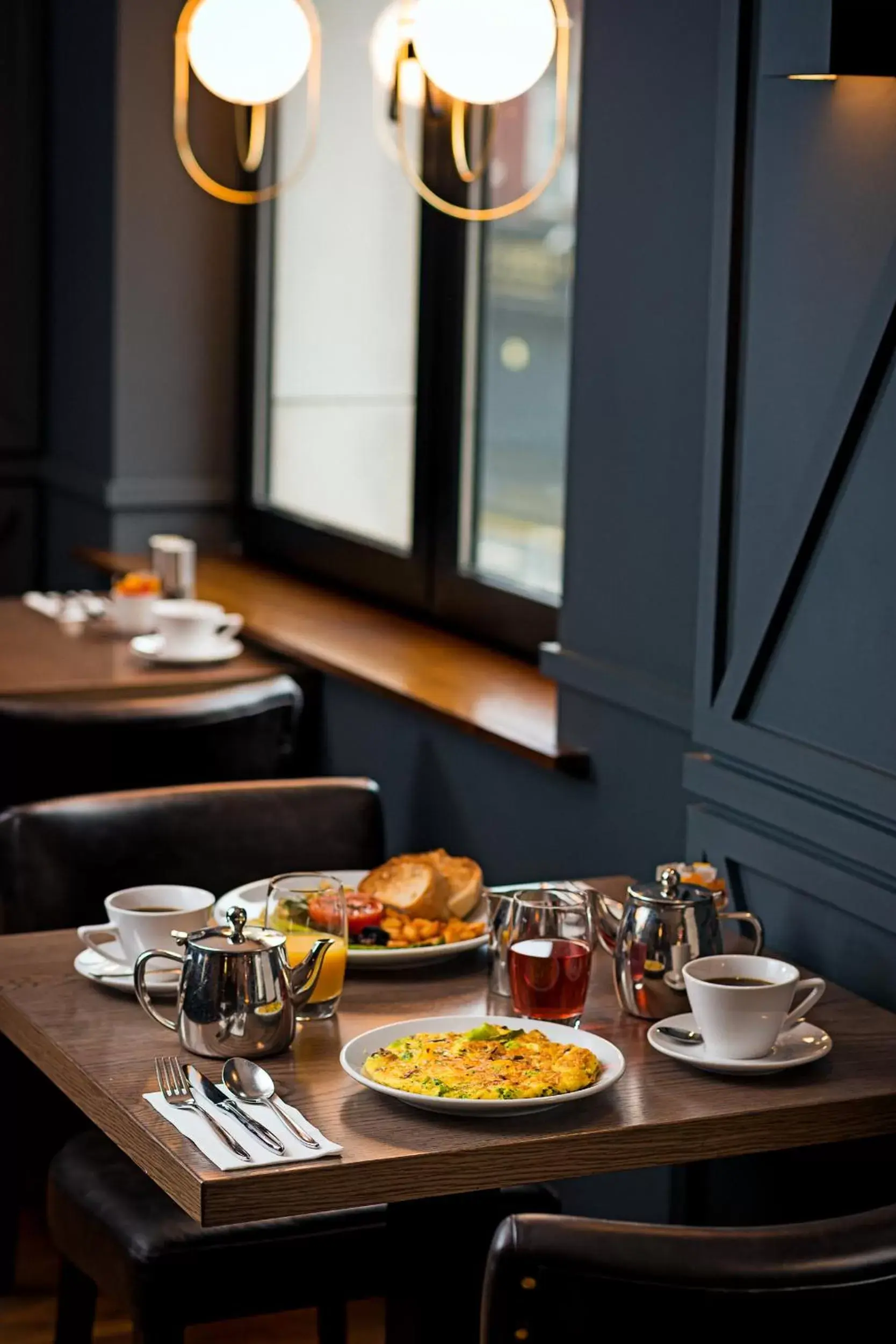 Food close-up in George Limerick Hotel