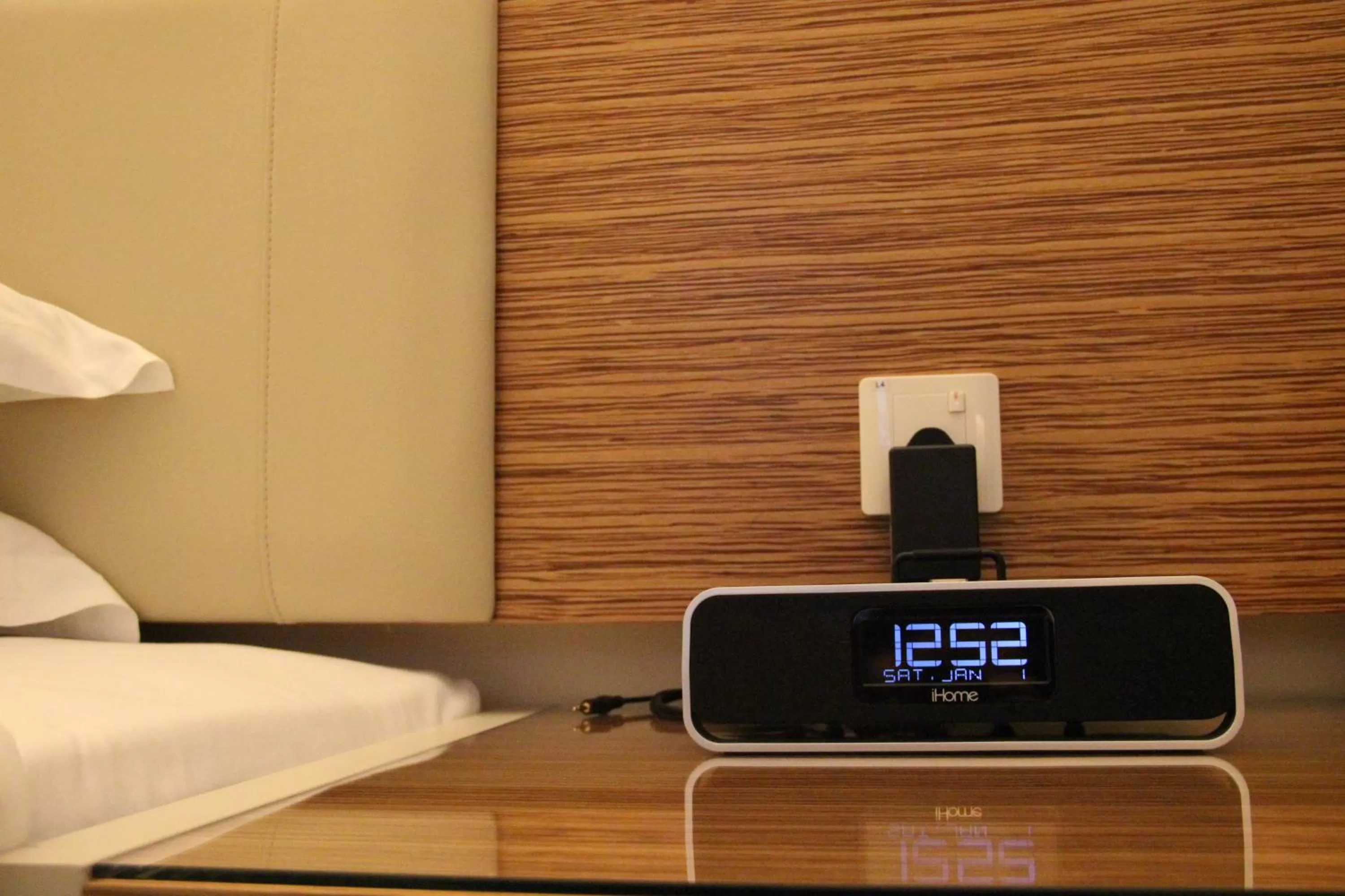 Decorative detail, Bed in Ixora Hotel Penang