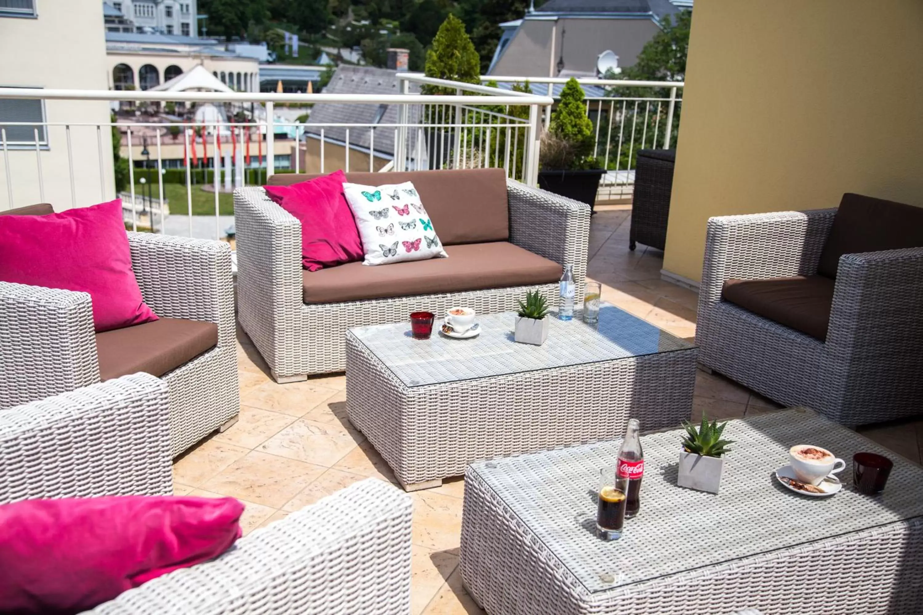 Balcony/Terrace, Seating Area in Hotel Admiral am Kurpark