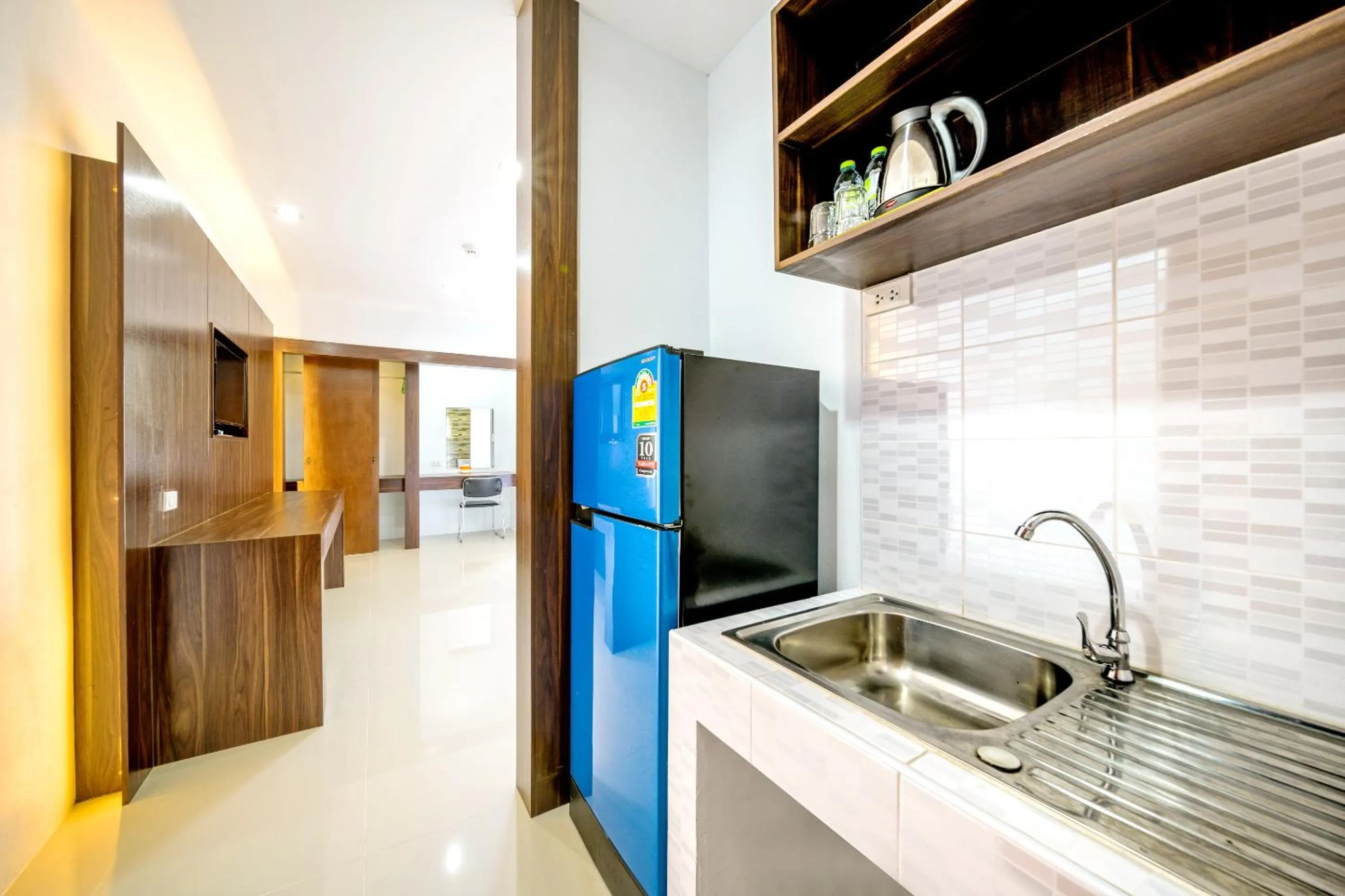 Kitchen or kitchenette in Naiyang Place - Phuket Airport