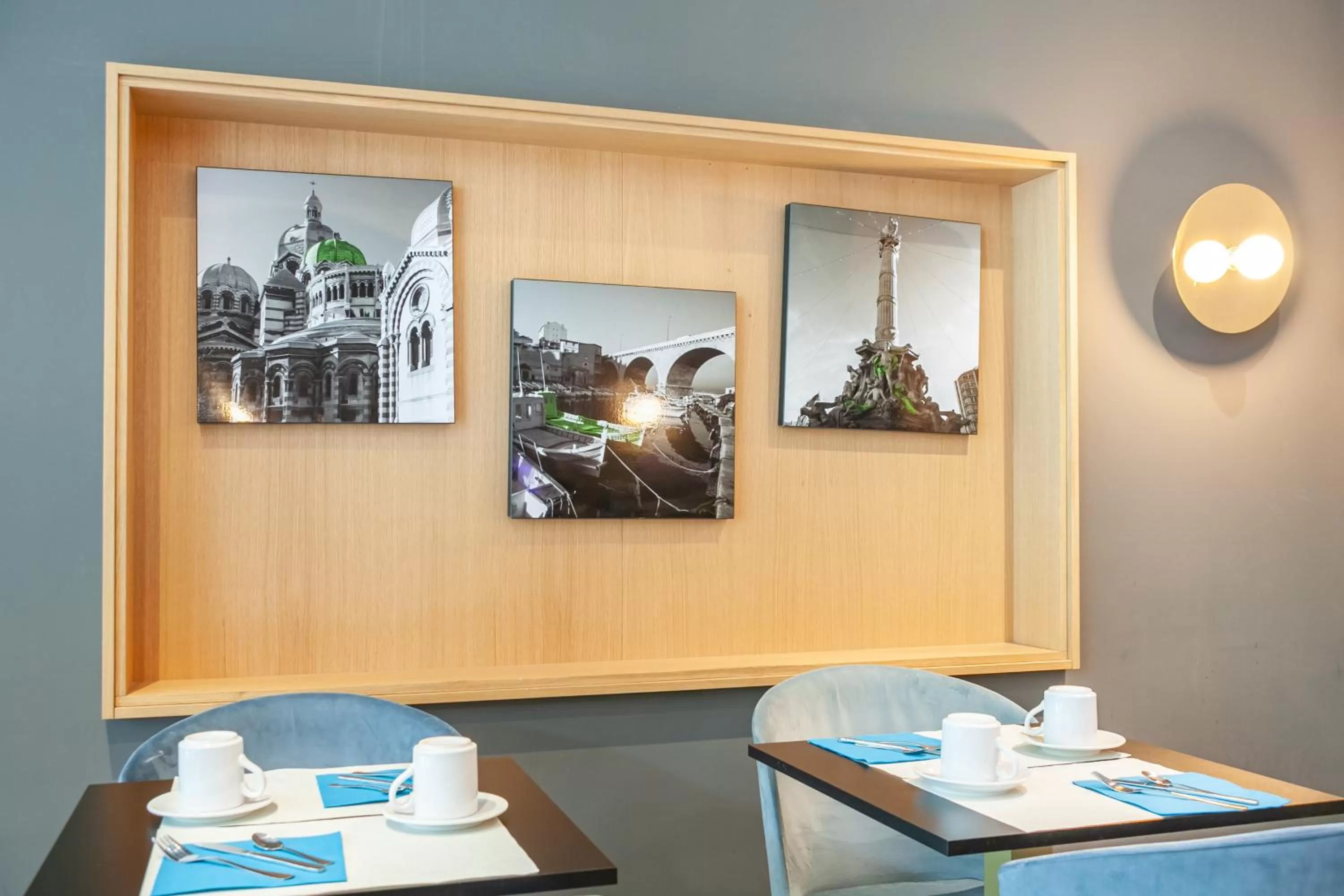 Buffet breakfast in Residhotel Le Grand Prado