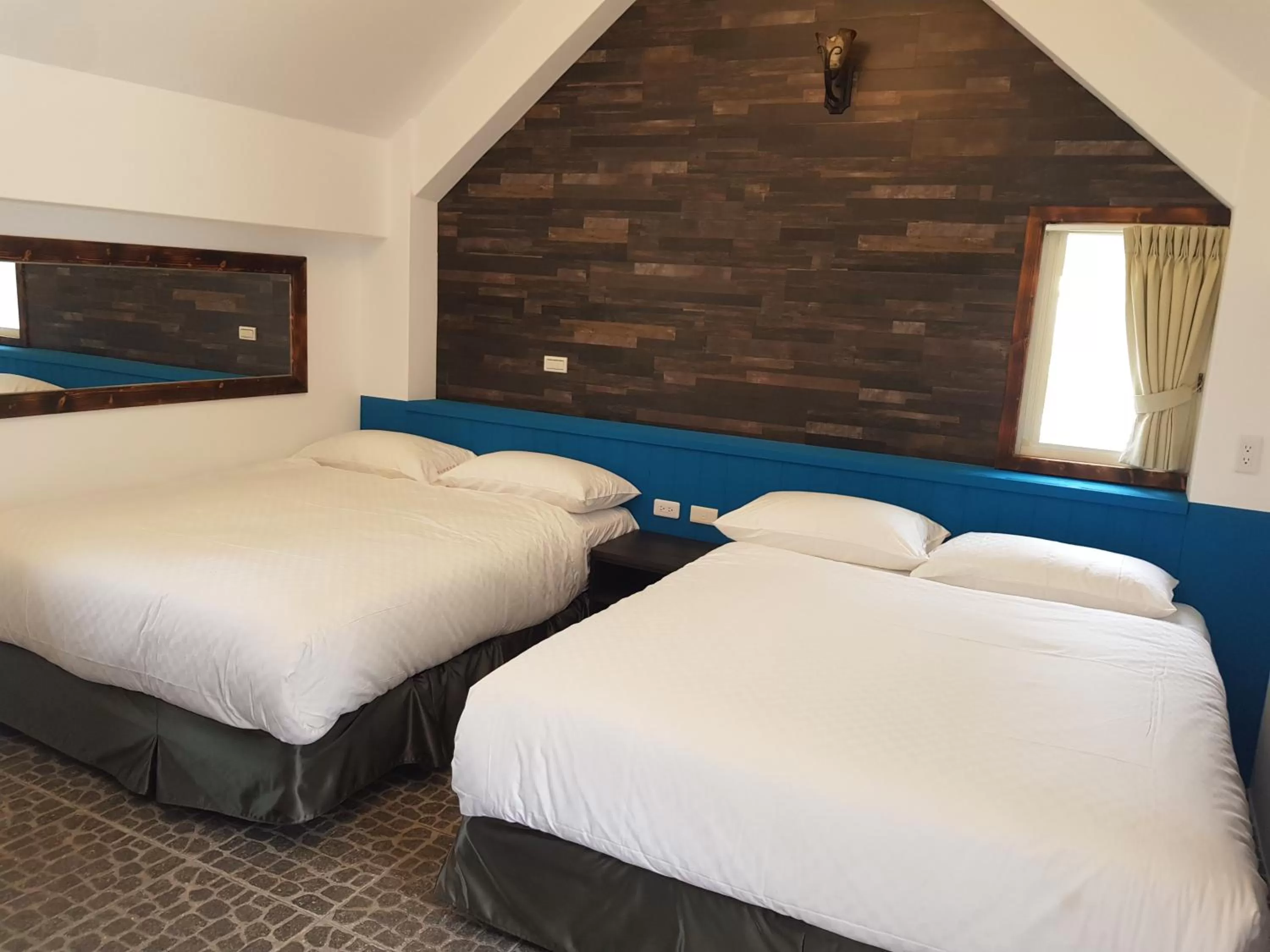 Bed in Mushroom Forest Guesthouse Camping Site