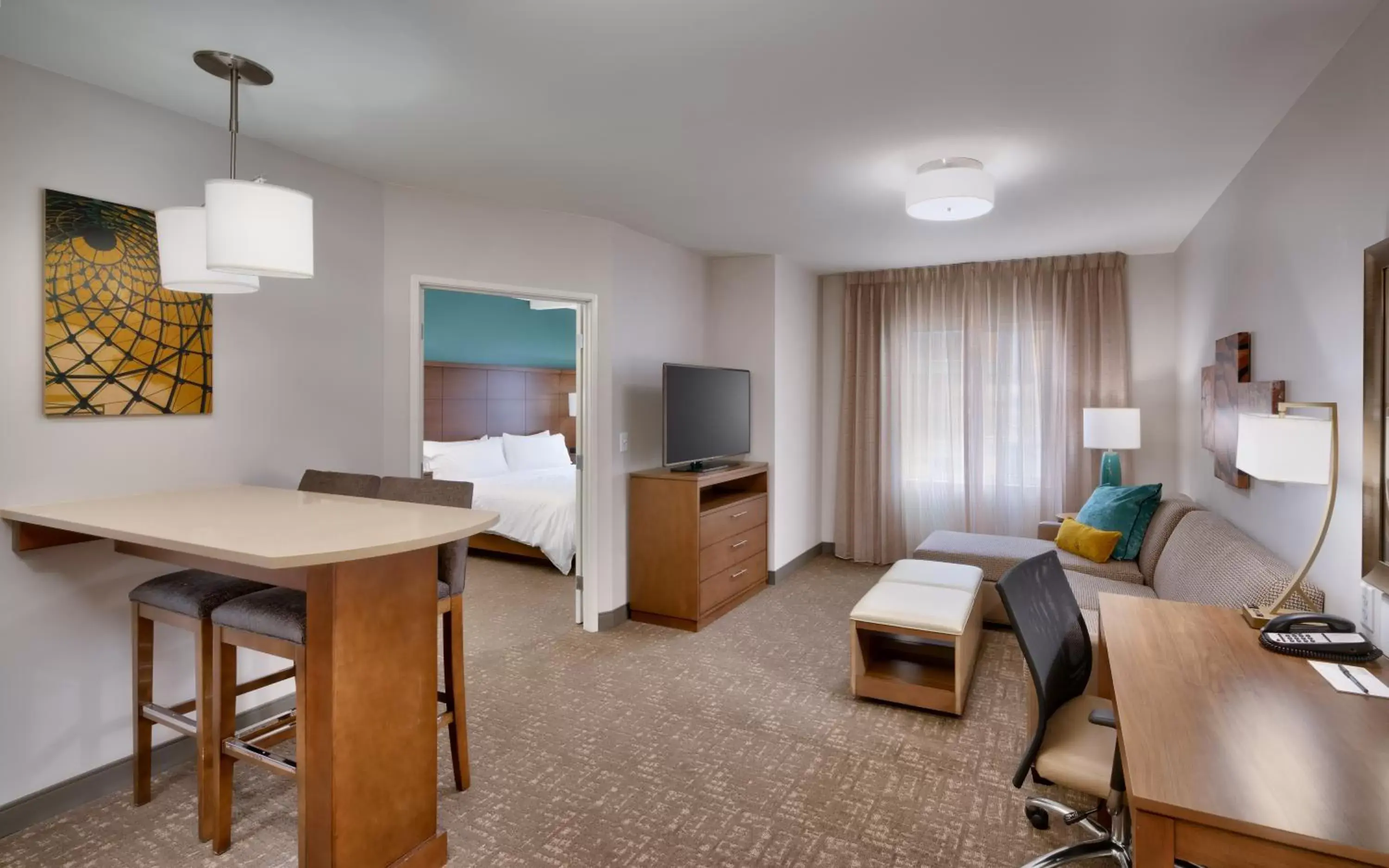 Living room, Seating Area in Staybridge Suites - Lehi - Traverse Ridge Center, an IHG Hotel
