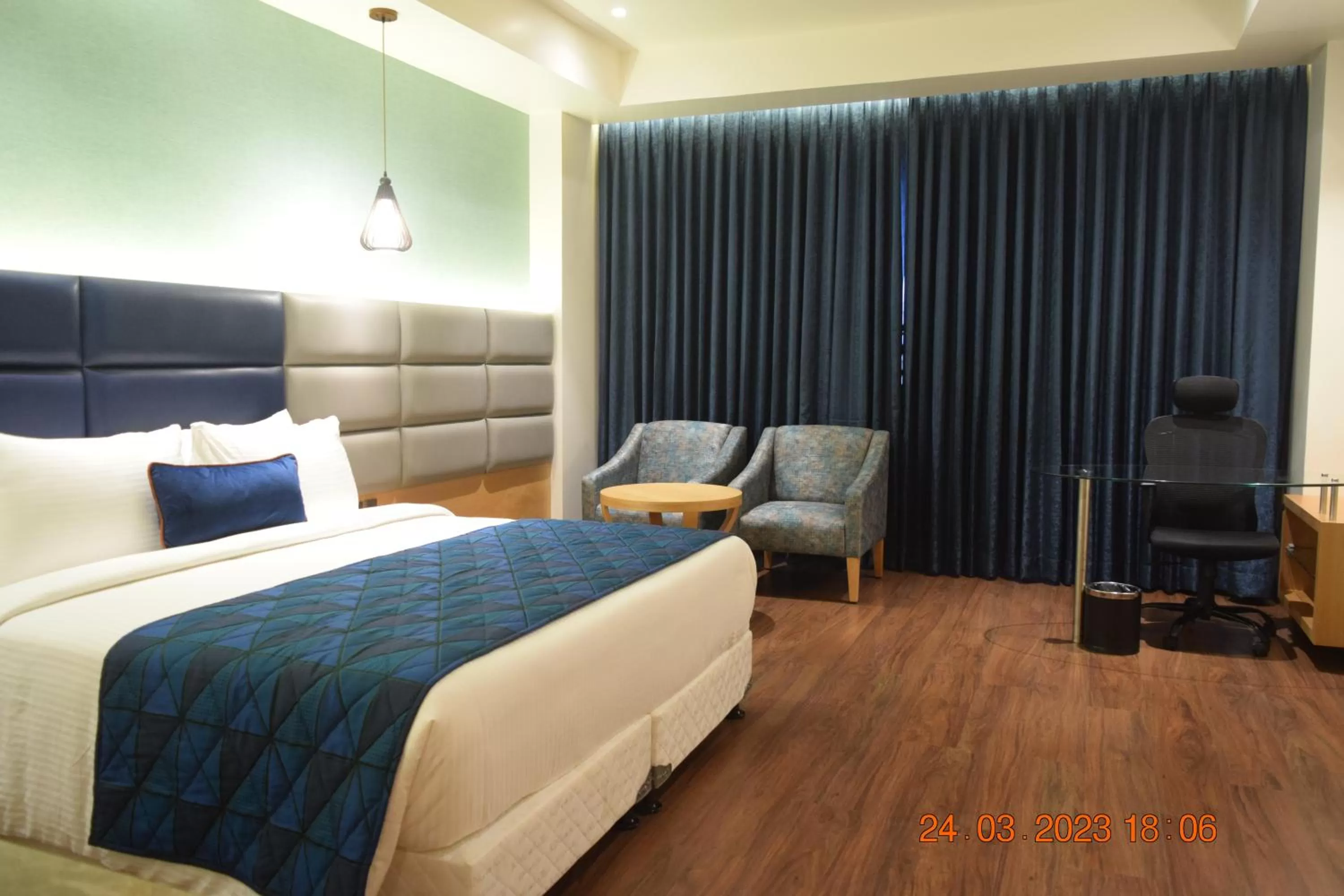 Bed in SRM Hotel Maraimalai Nagar Chennai
