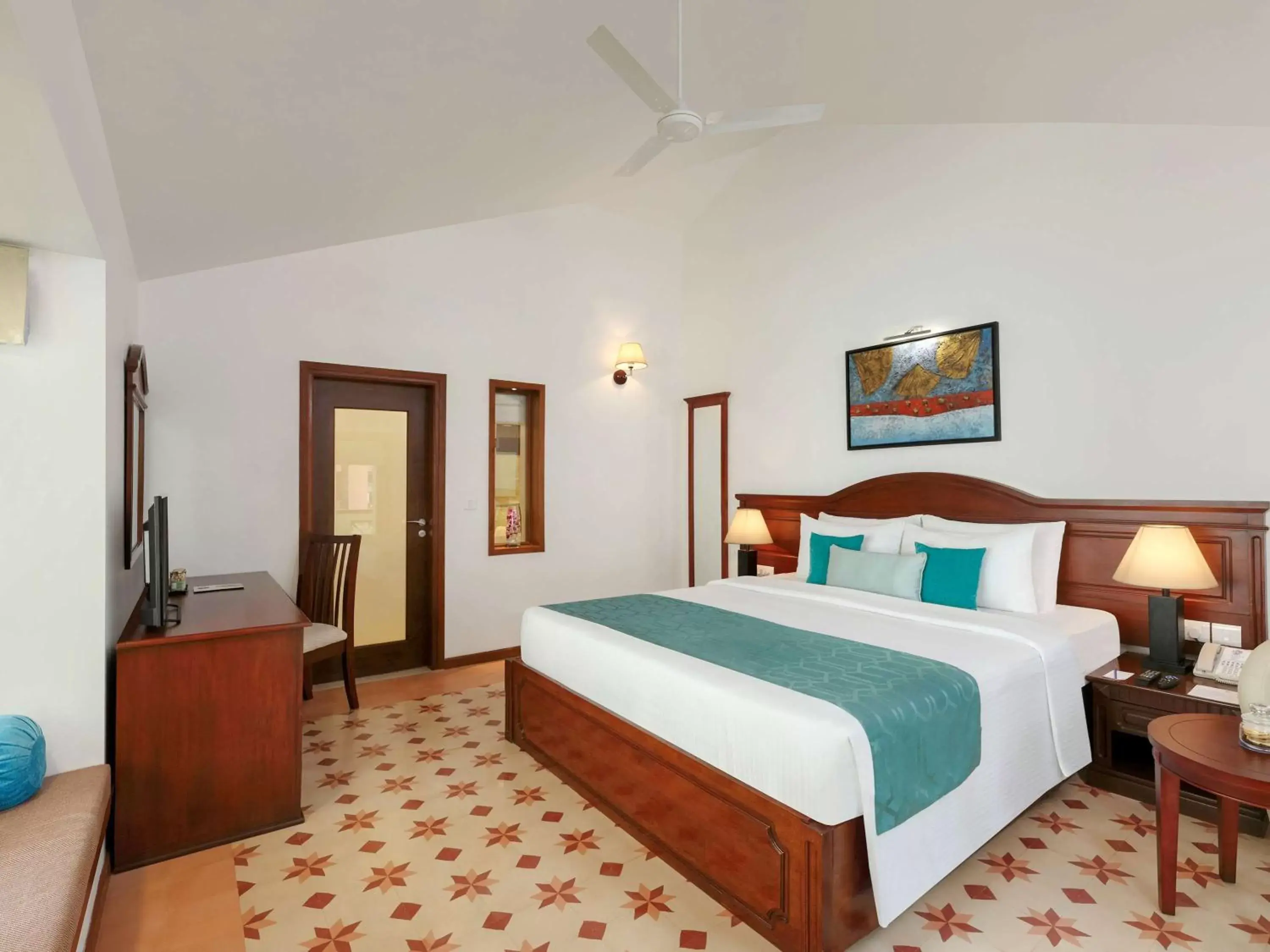 Photo of the whole room, Bed in Novotel Goa Dona Sylvia Resort