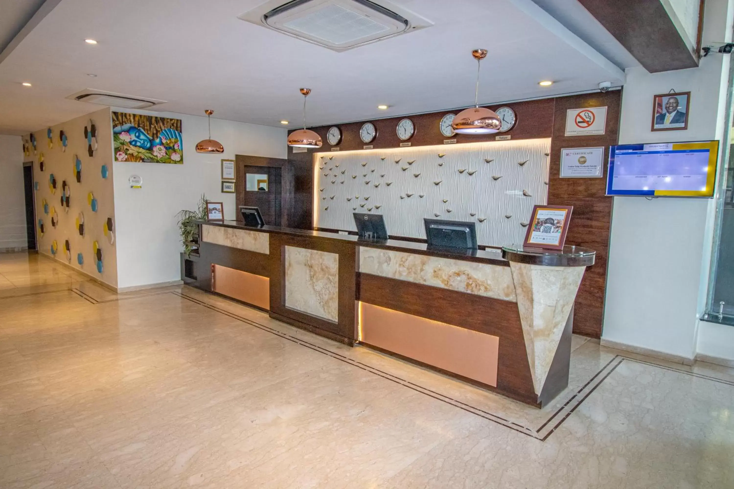 Lobby or reception, Lobby/Reception in Golden Tulip Westlands Nairobi