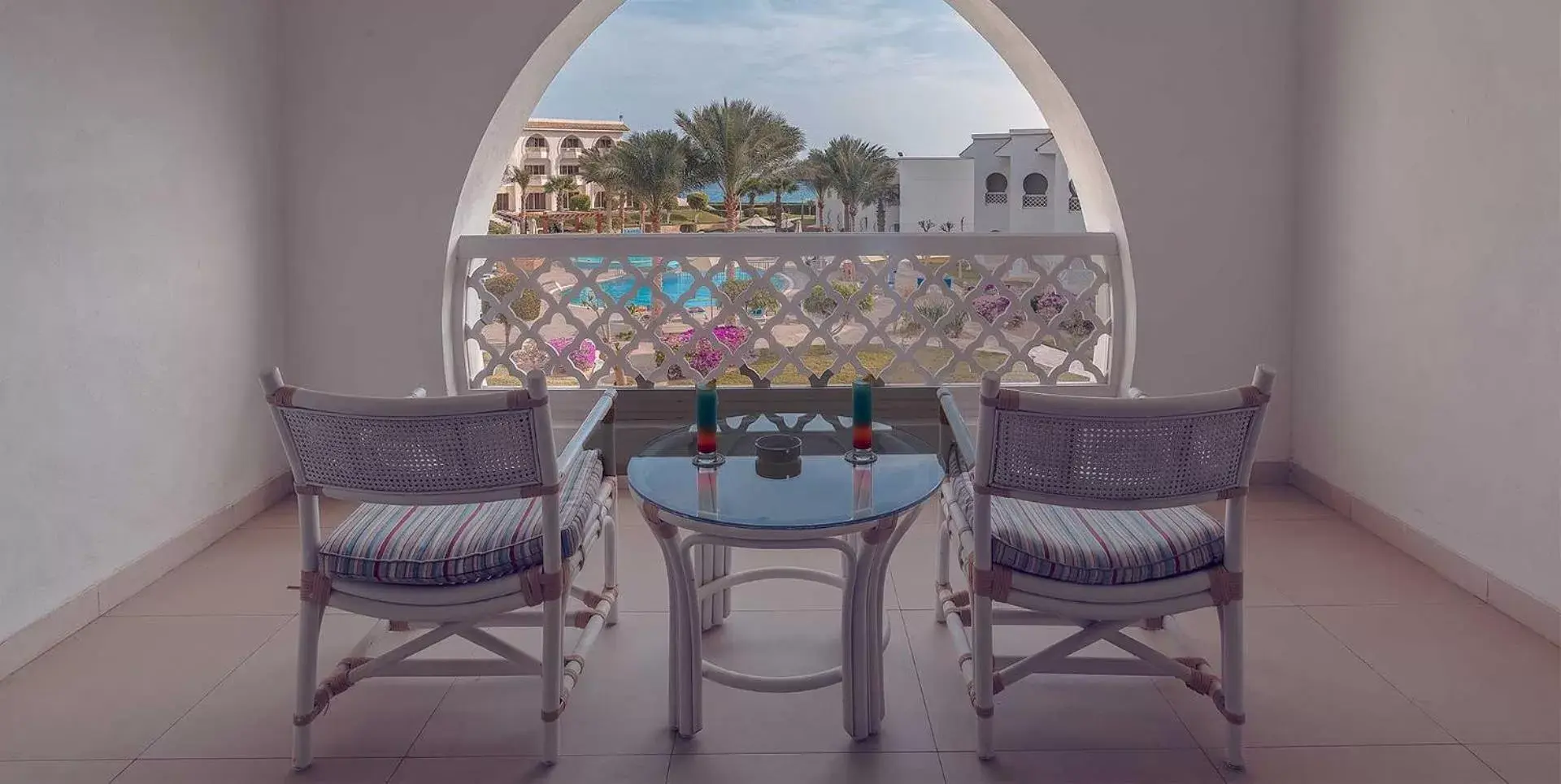 Balcony/Terrace in Old Palace Resort Sahl Hasheesh