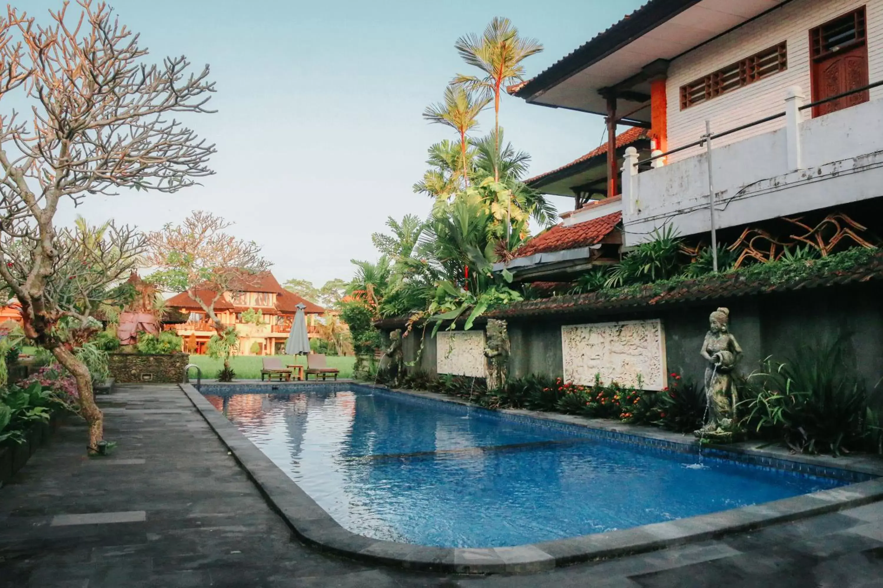 Pool view, Swimming Pool in Sri Aksata Ubud Resort by Adyatma Hospitality