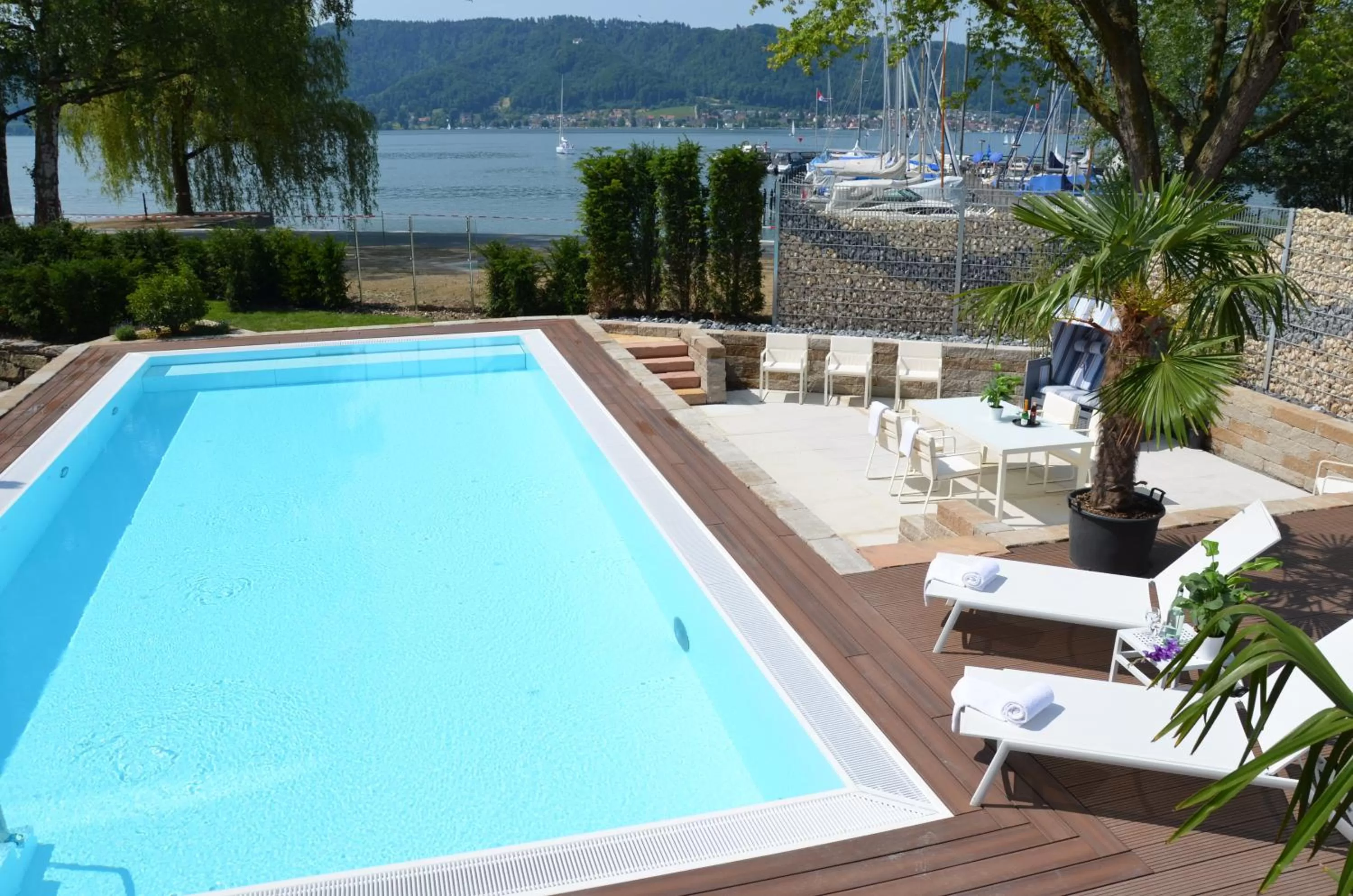 Swimming pool in Seehotel Adler