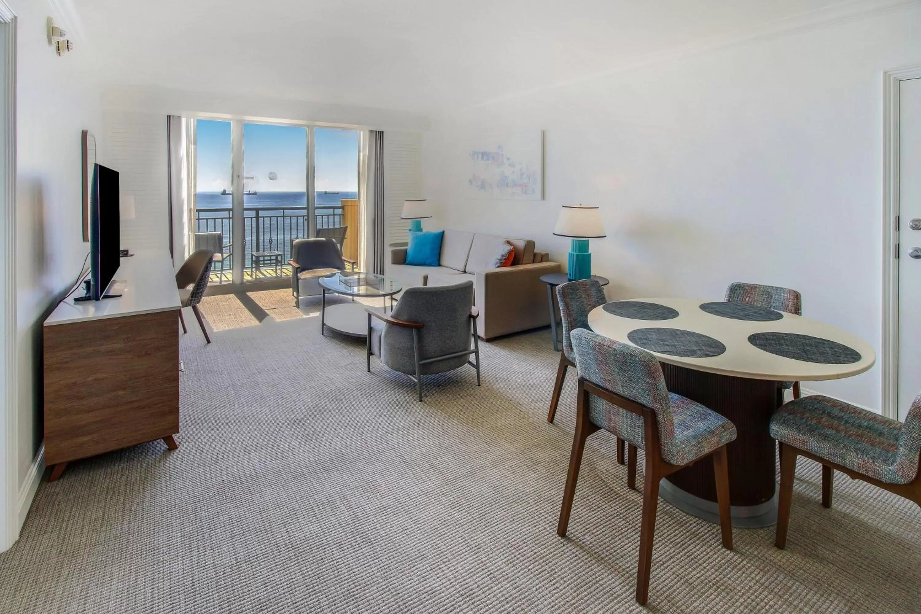 One-Bedroom Suite with Oceanfront View in The Atlantic Hotel & Spa