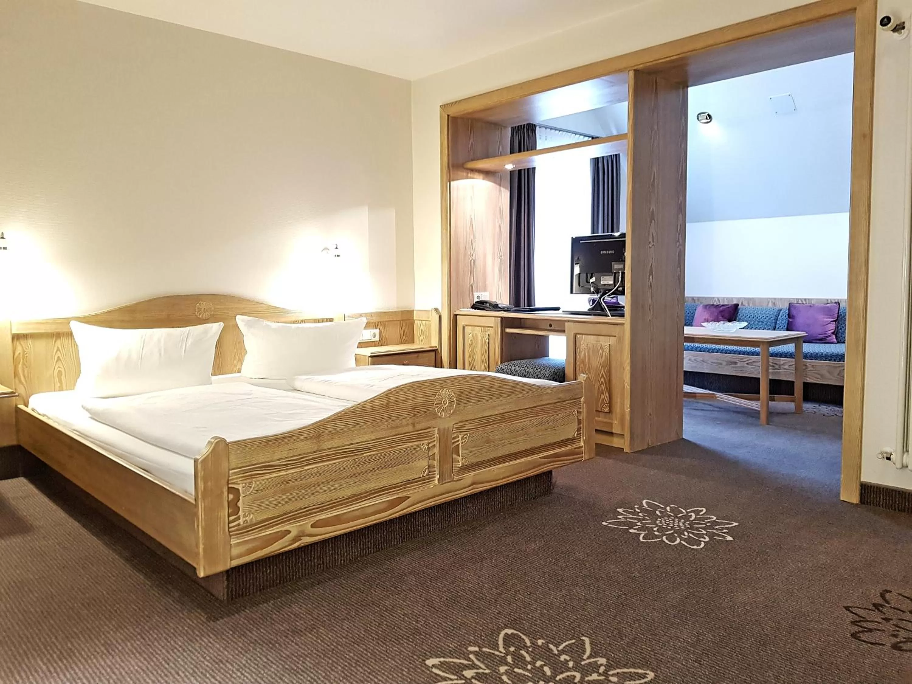 Bed in Hotel in den Herrnwiesen