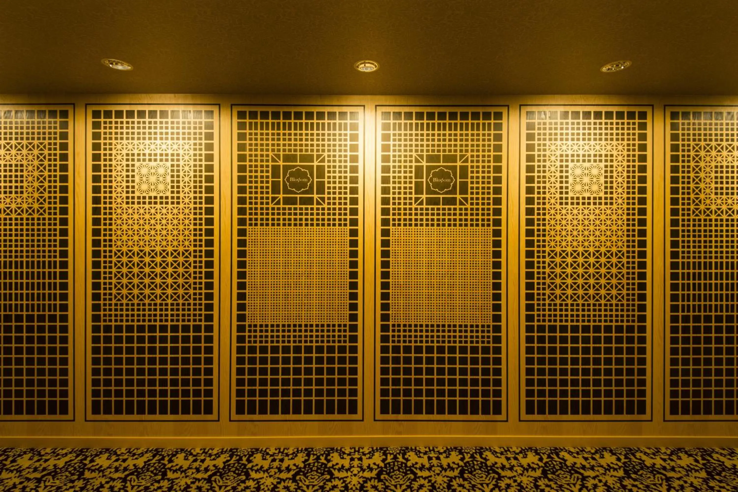 Decorative detail in JR Kyushu Hotel Blossom Oita